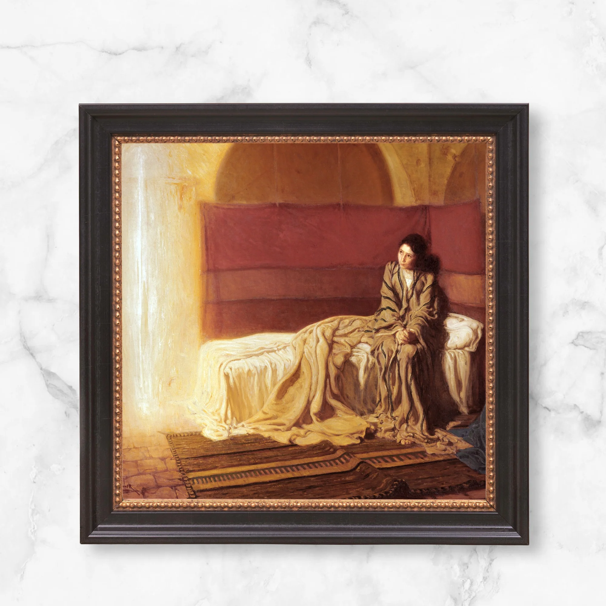 Tanner Annunciation Framed Canvas - Sacred Mini Collection - Image 10