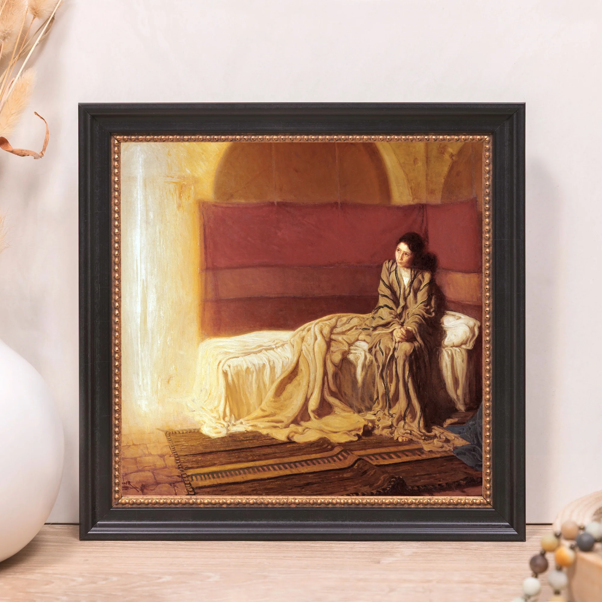 Tanner Annunciation Framed Canvas - Sacred Mini Collection - Image 9