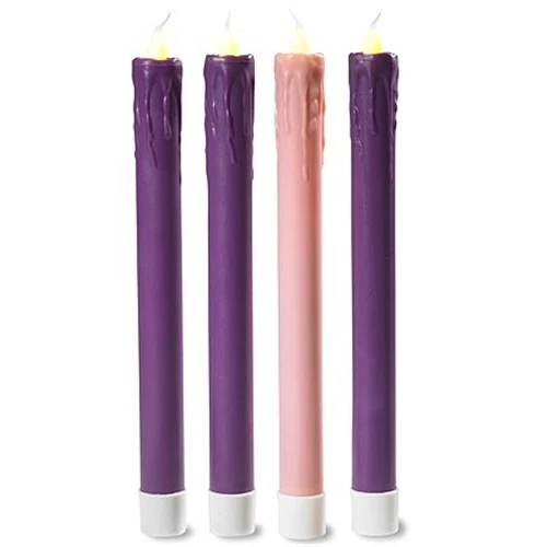 Taper LED Advent Candles - Image 3