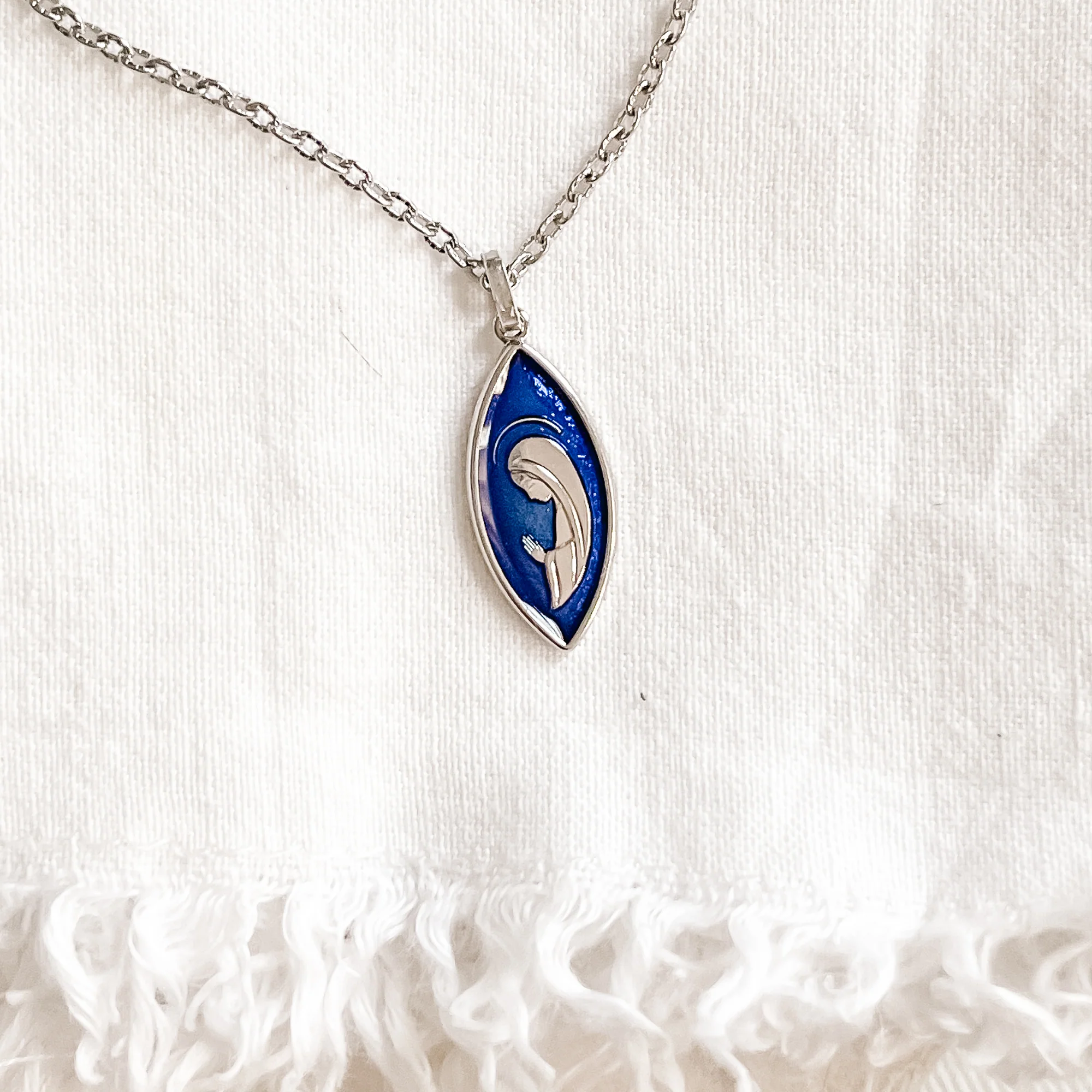 Teardrop Prayers of Mary Necklace