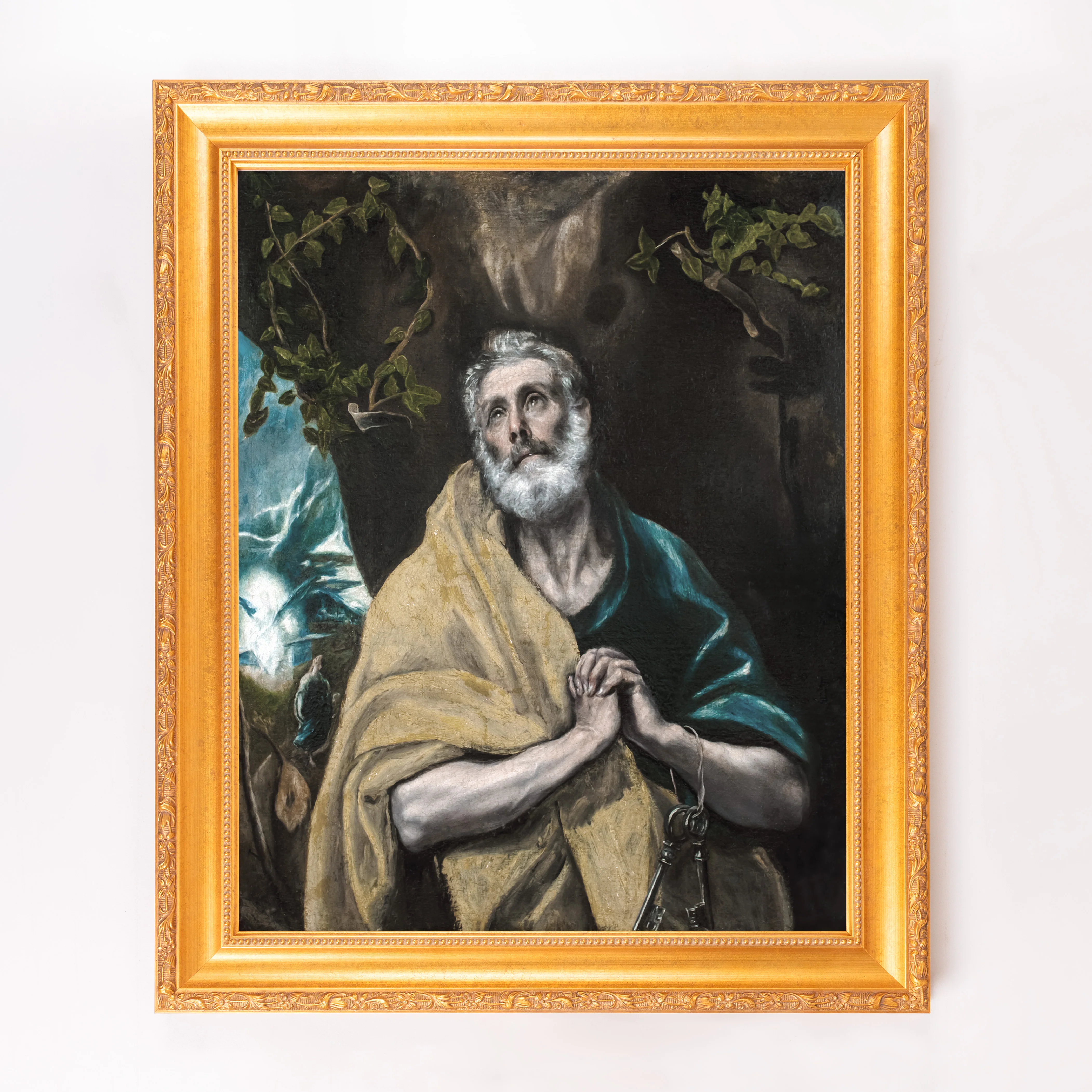 Tears of St Peter Framed Canvas - Sacred Signature Collection - Image 7