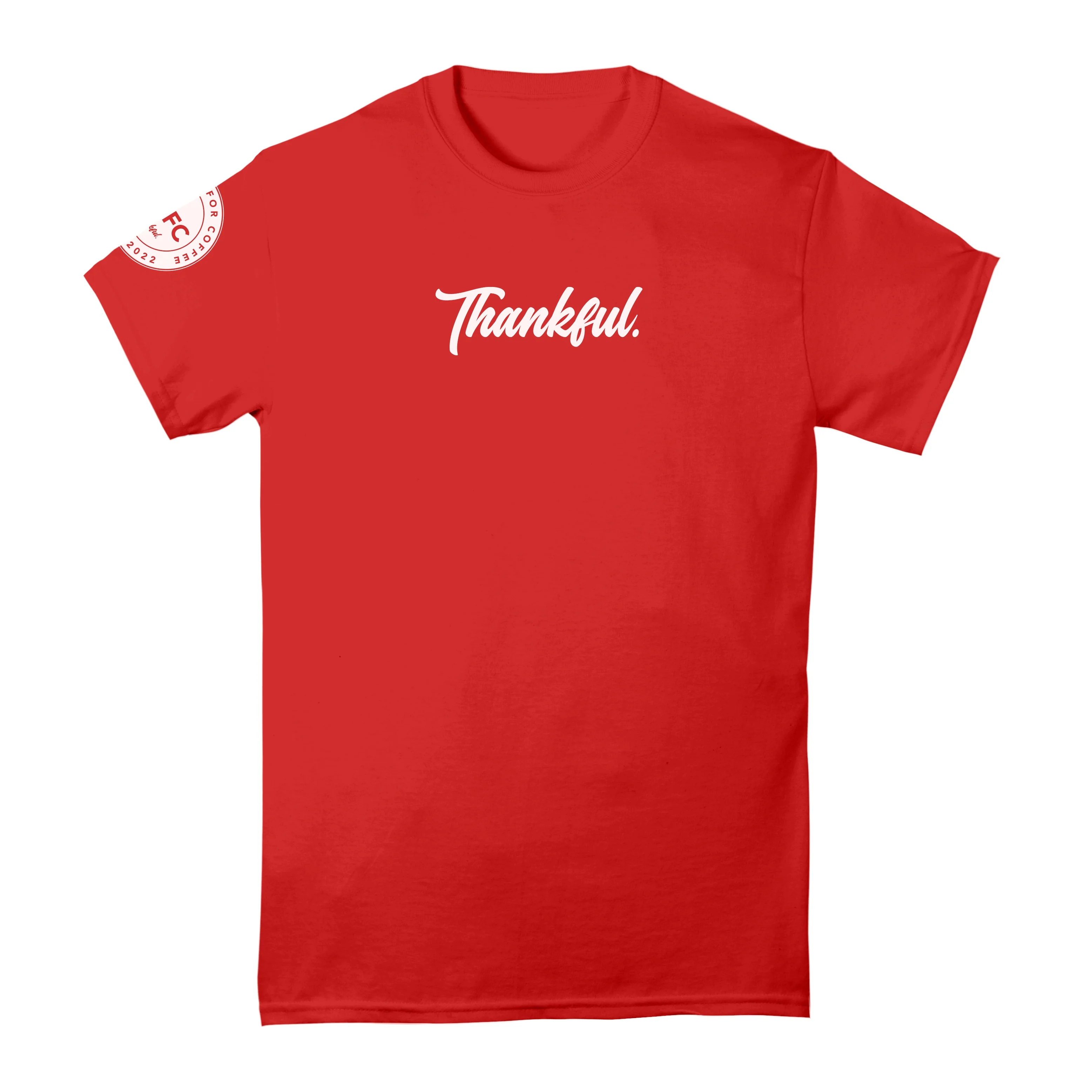 Thank God For Coffee Thankful Short Sleeve T-Shirt