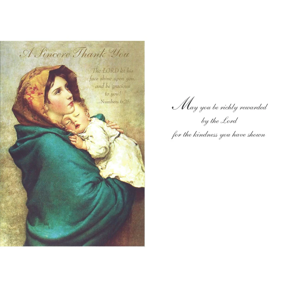 Thank You Cards - Madonna (pack of 8)