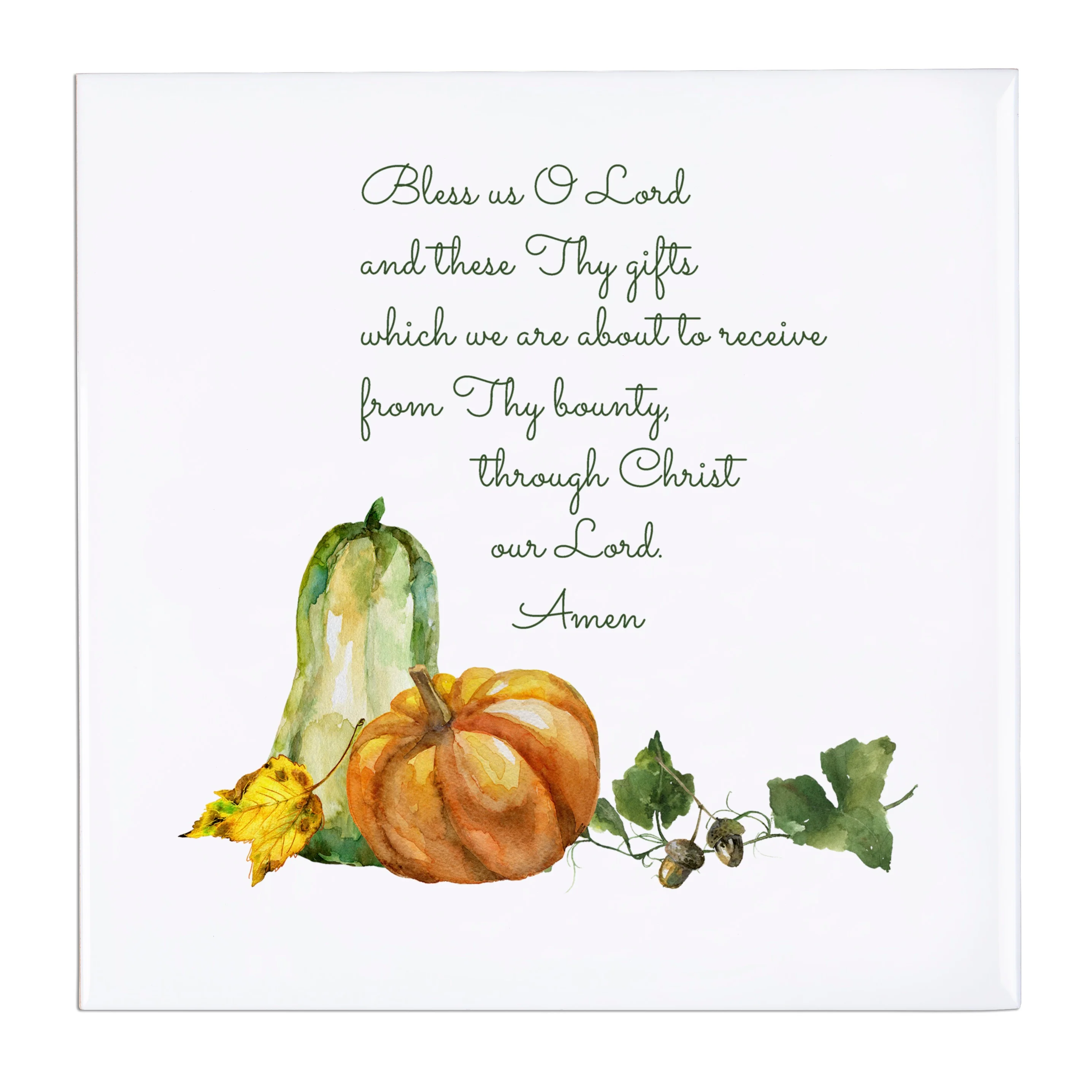 Thanksgiving Bless Us O Lord Tile - Image 2