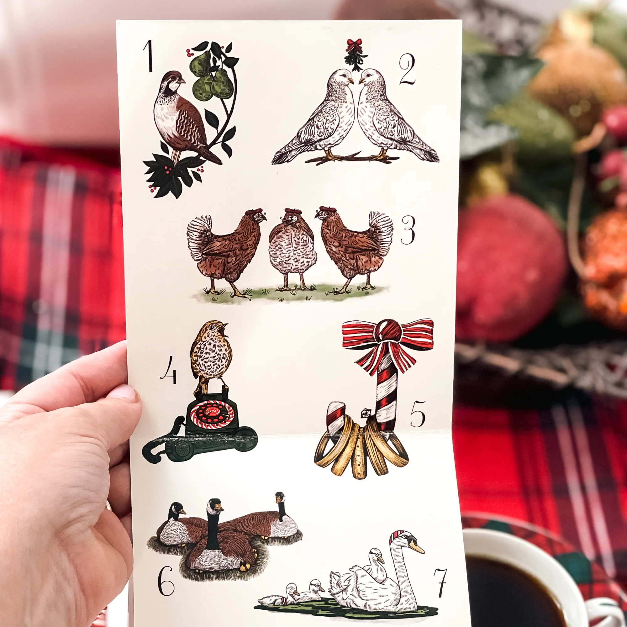 The 12 Days of Christmas Trifold Greeting Cards - Set of 12 - Image 3