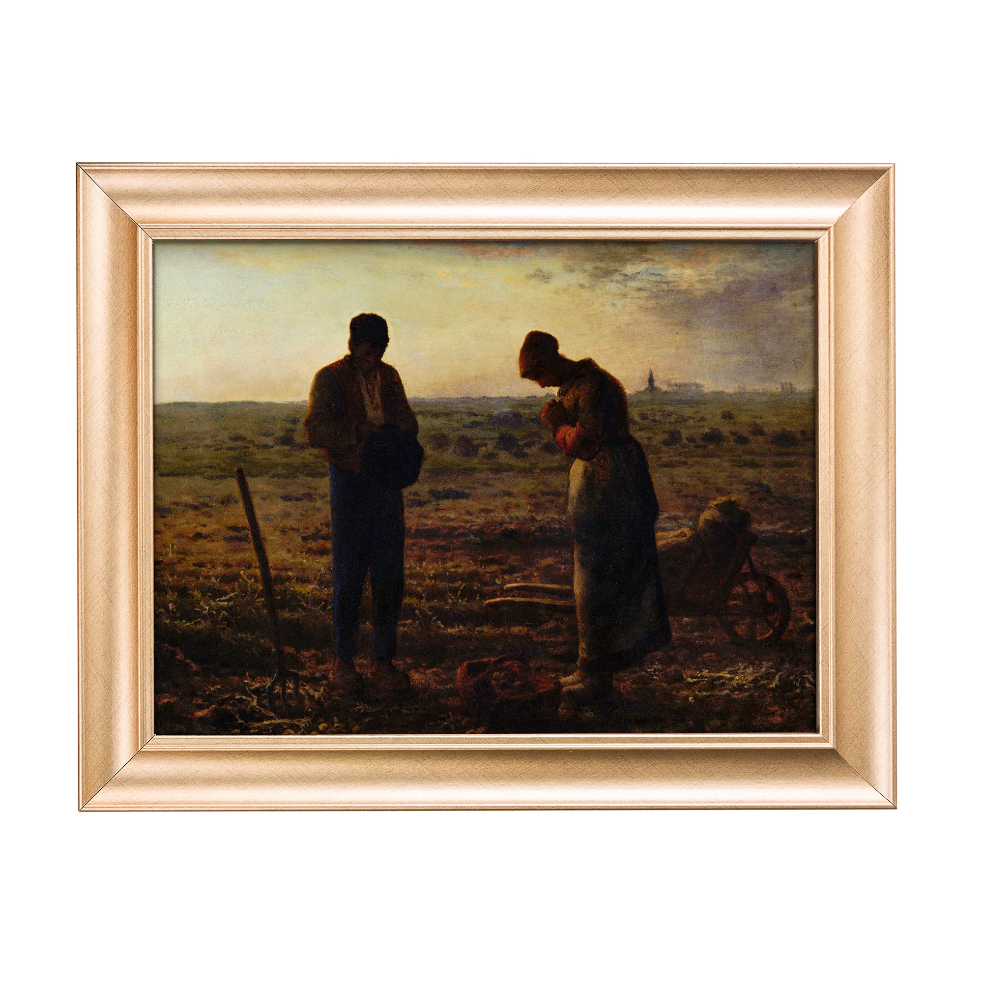 The Angelus Antique Gold Framed Print - Multiple Sizes - Image 6