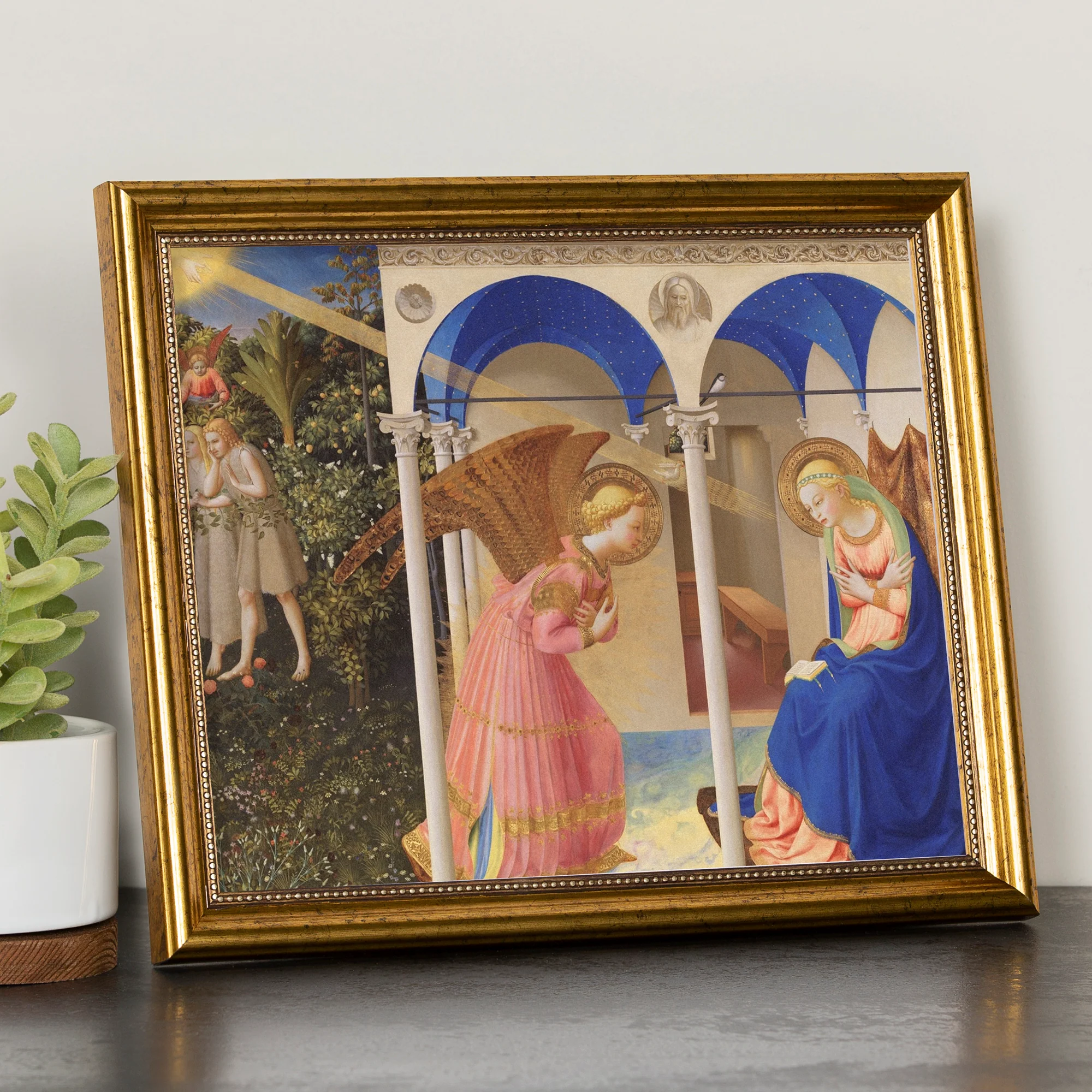 The Annunciation Gold Framed Art Print