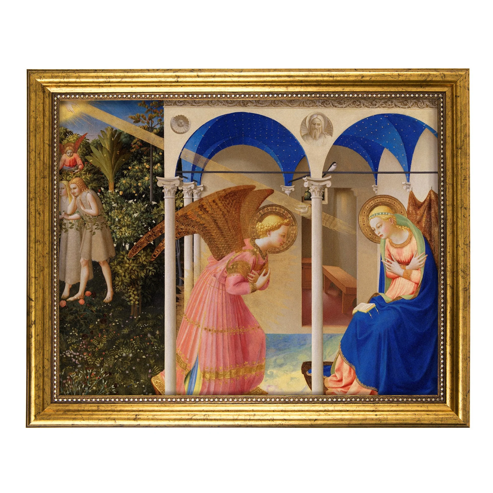 The Annunciation Gold Framed Art Print - Image 2