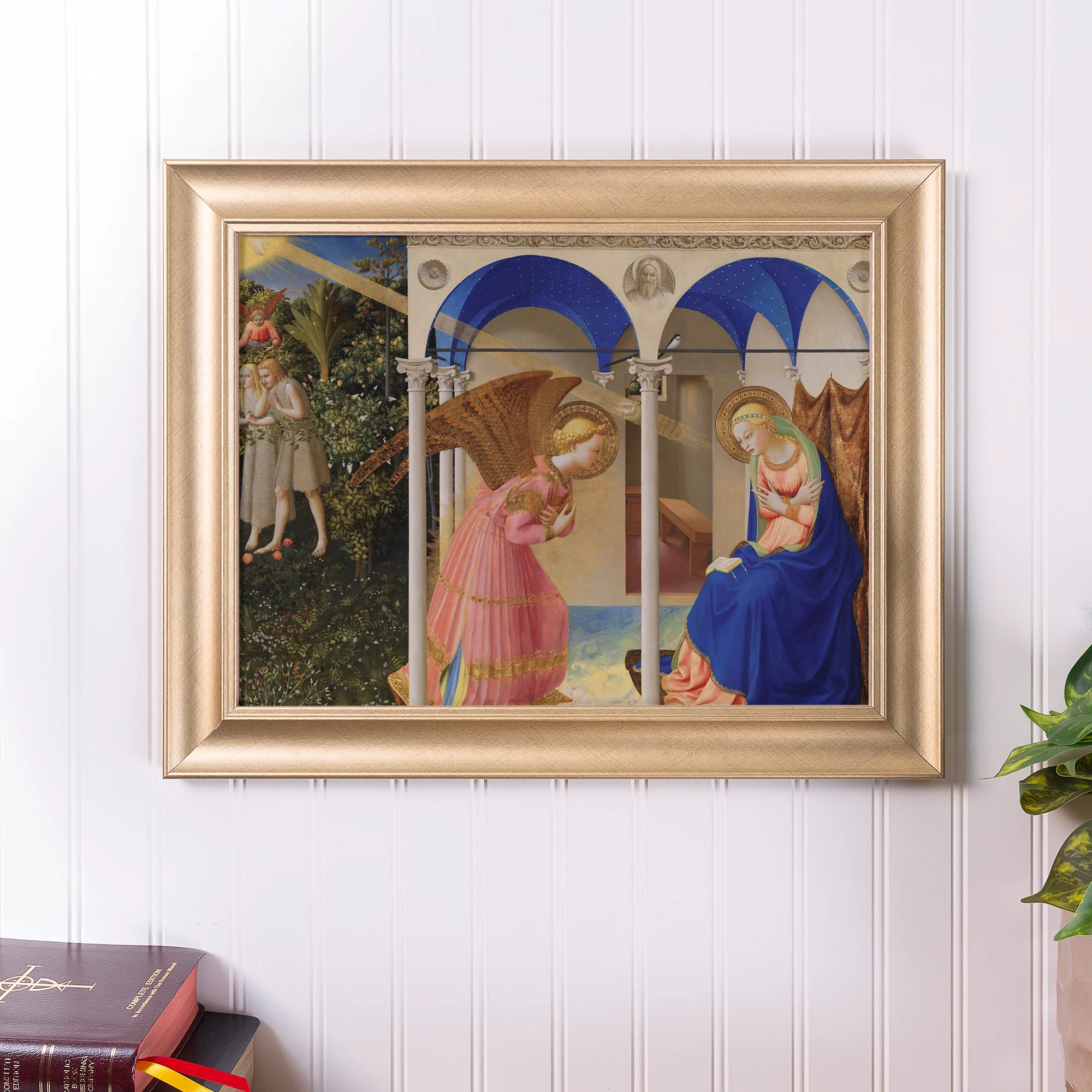 The Annunciation Gold Framed Art Print - Image 3