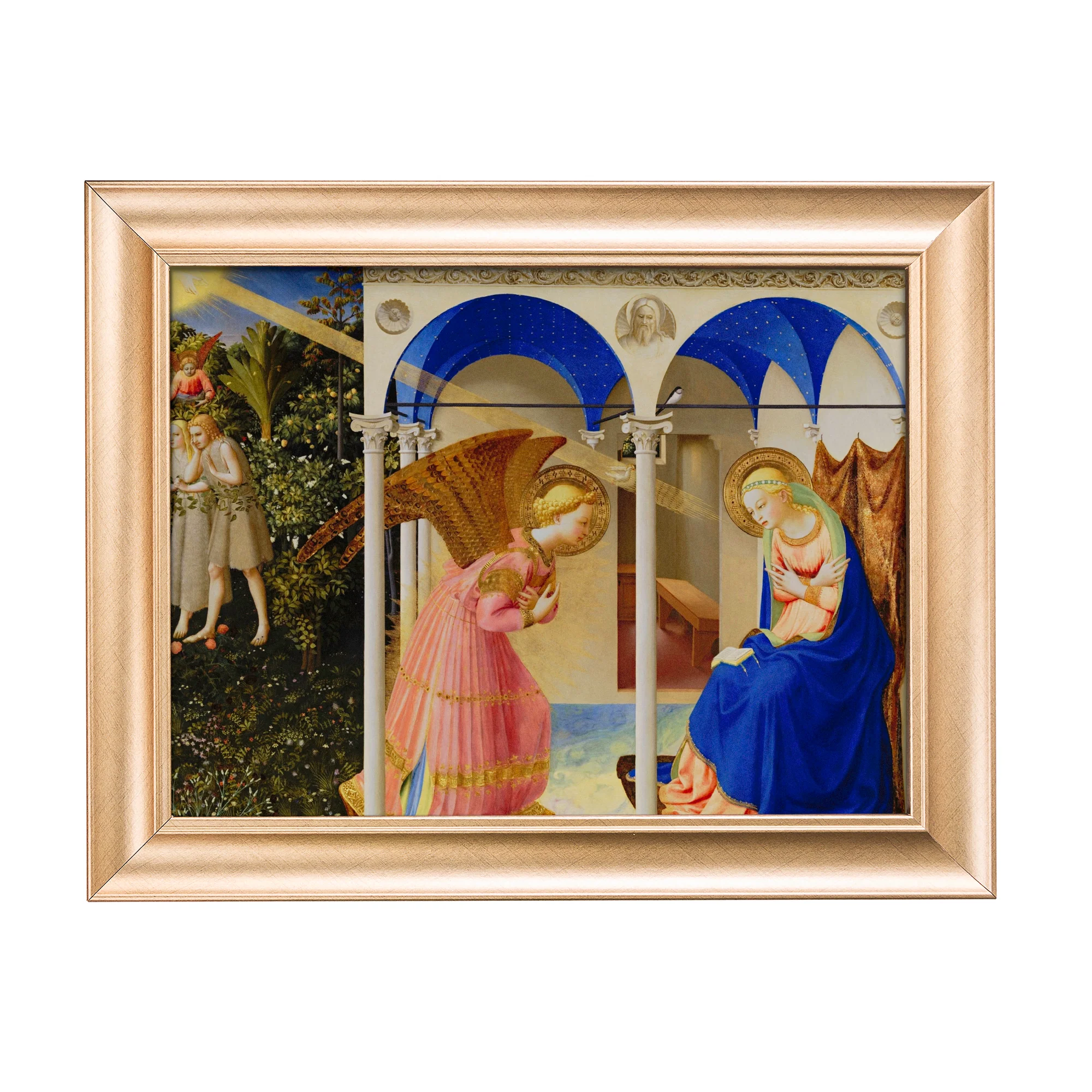 The Annunciation Gold Framed Art Print - Image 4
