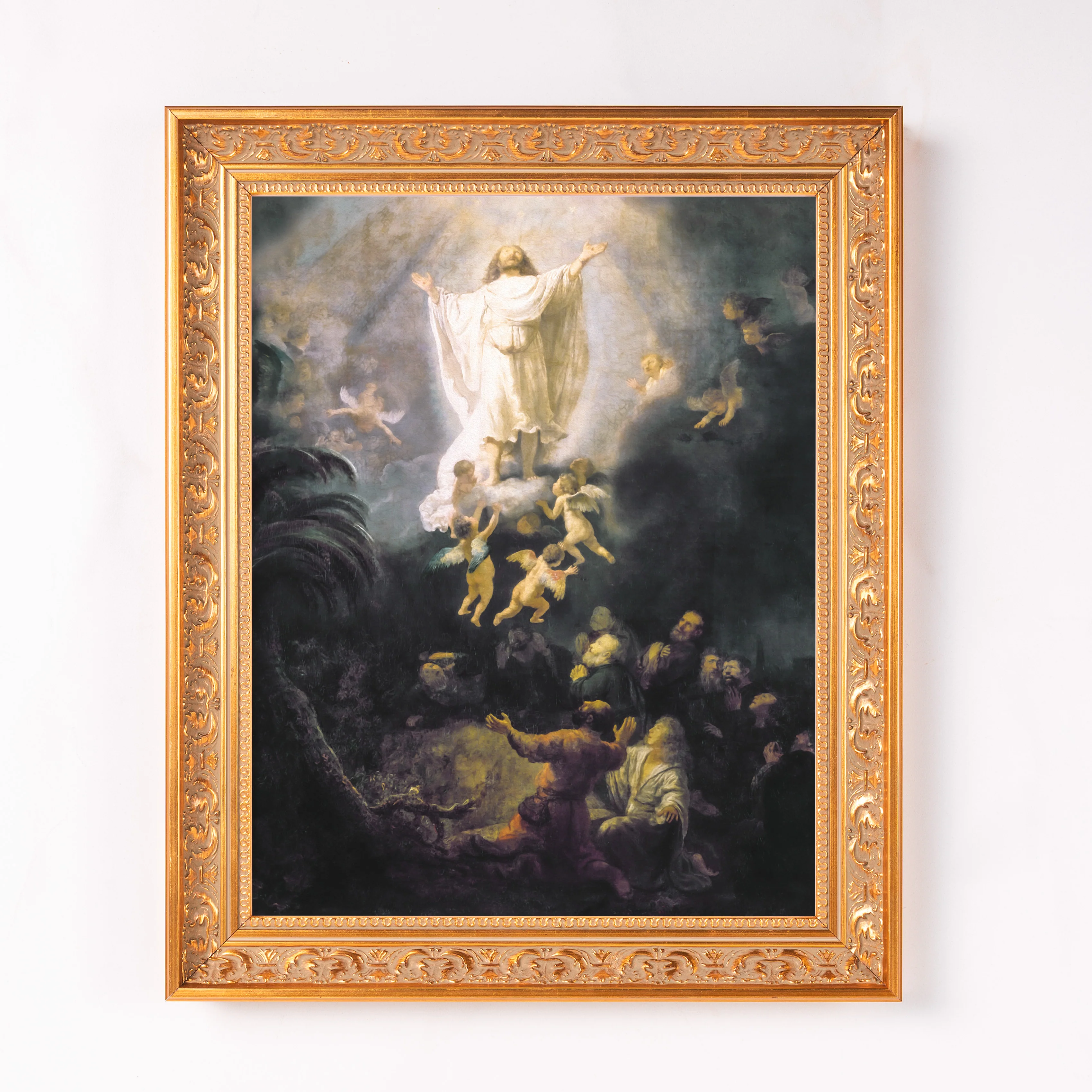 The Ascension of Christ Framed Canvas - Sacred Classics Collection - Image 2