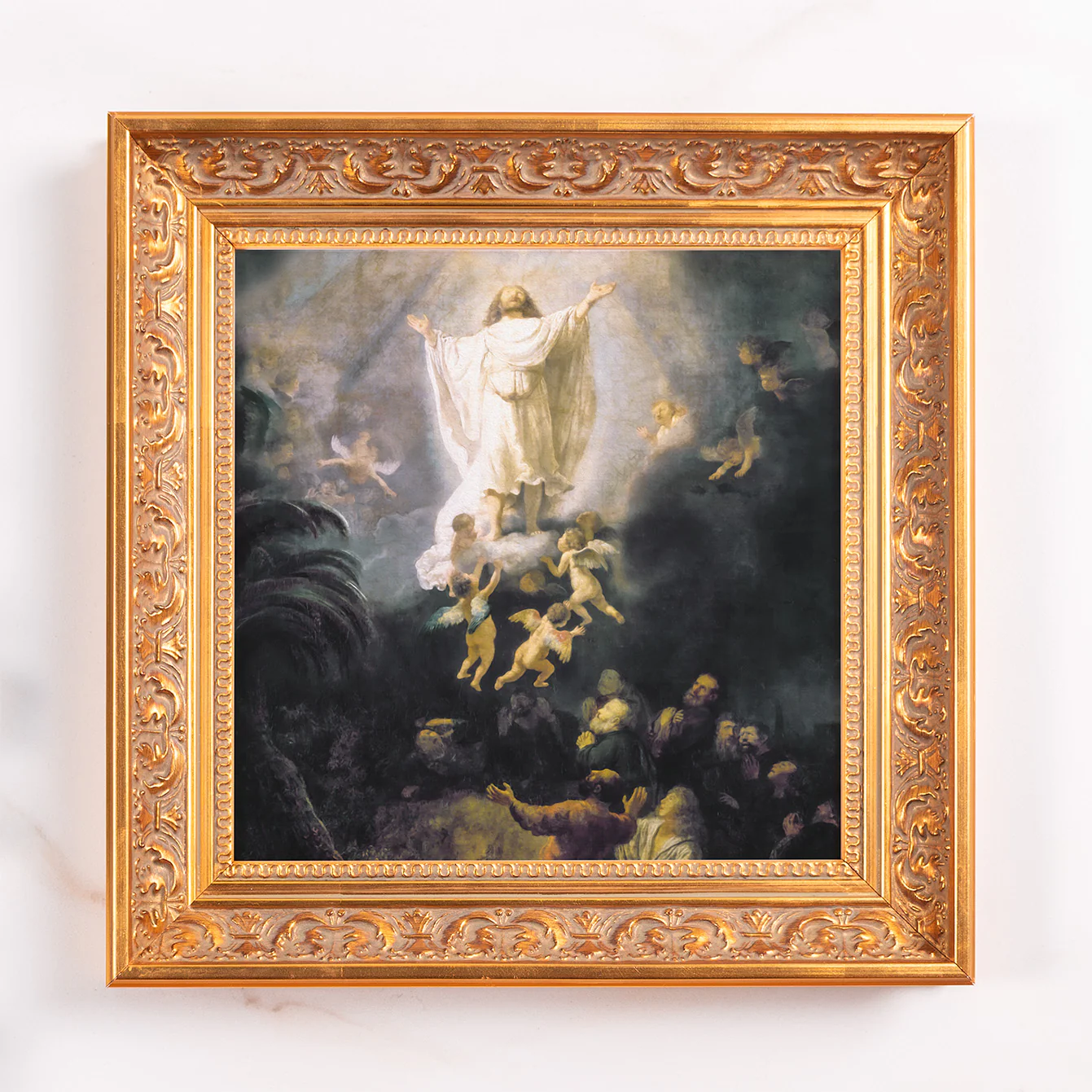The Ascension of Christ Framed Canvas - Sacred Mini Collection - Image 5