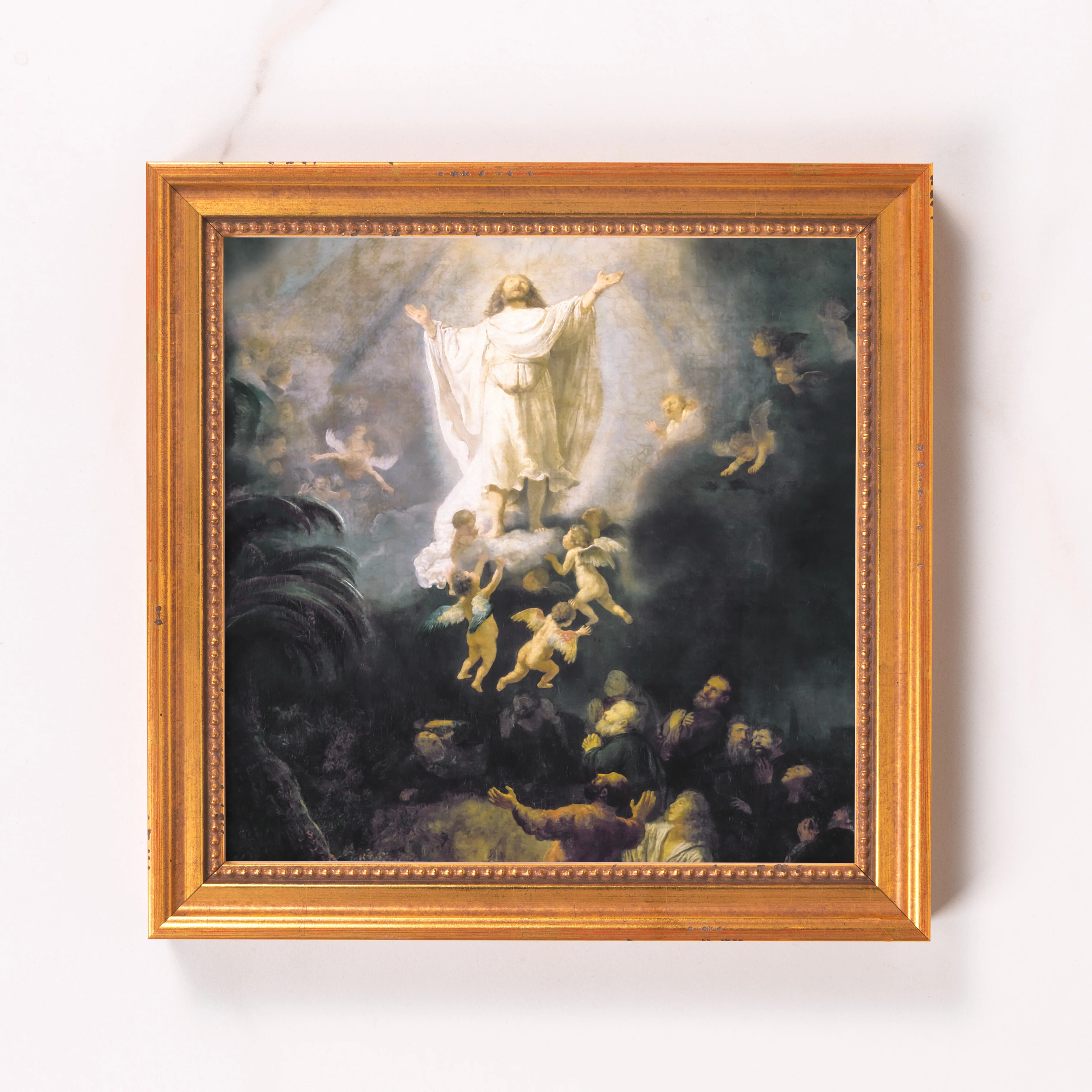 The Ascension of Christ Framed Canvas - Sacred Mini Collection - Image 8