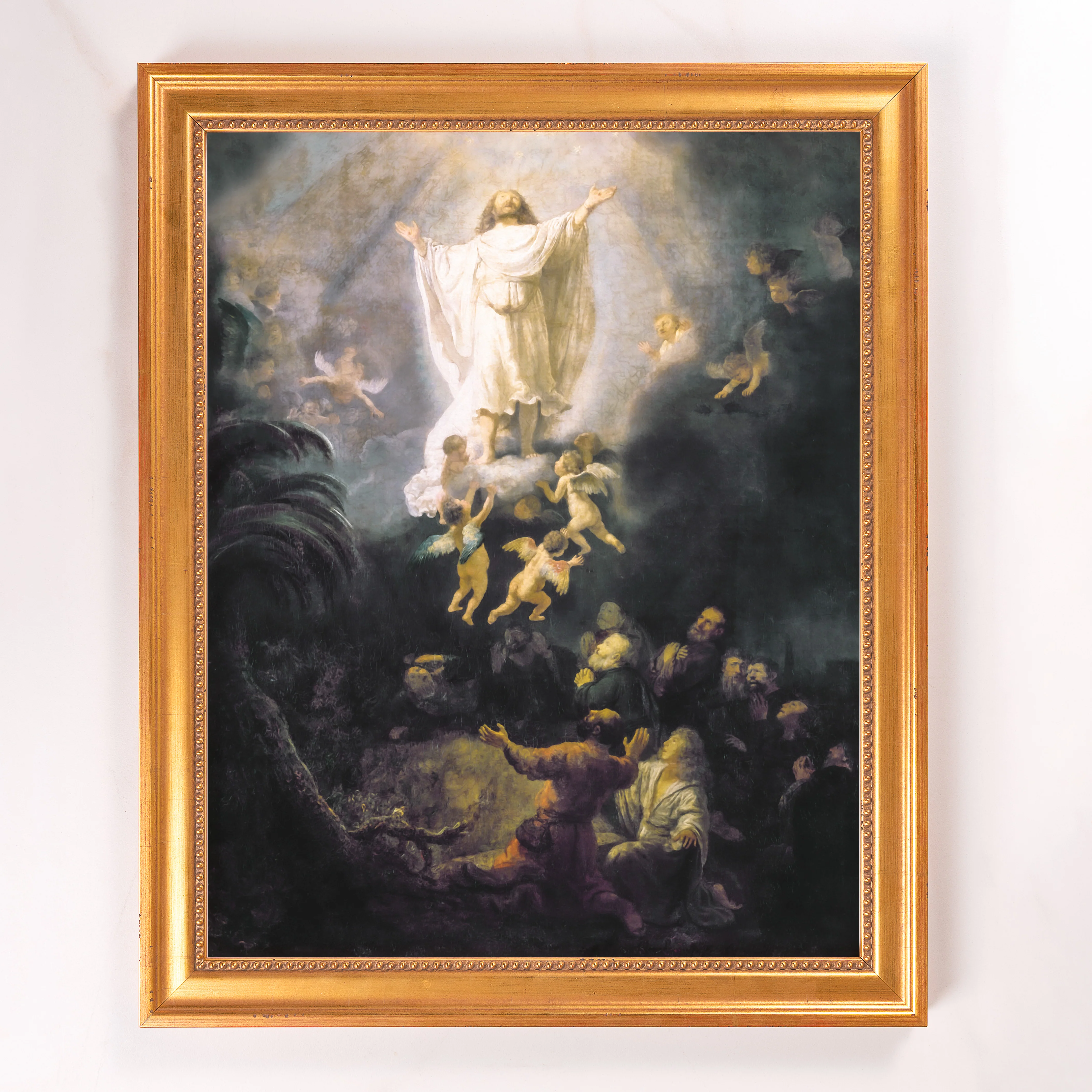 The Ascension of Christ Framed Canvas - Sacred Signature Collection - Image 8