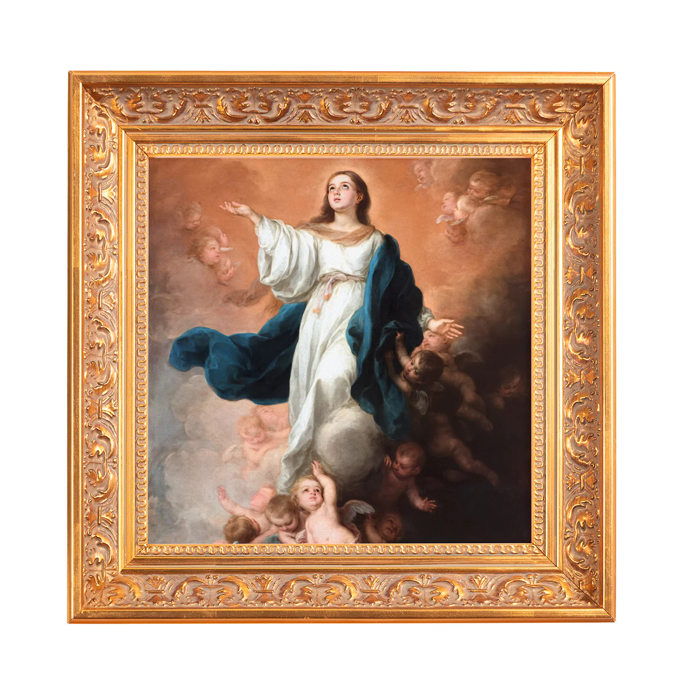 The Assumption of the Virgin Framed Canvas - Sacred Mini Collection - Image 3