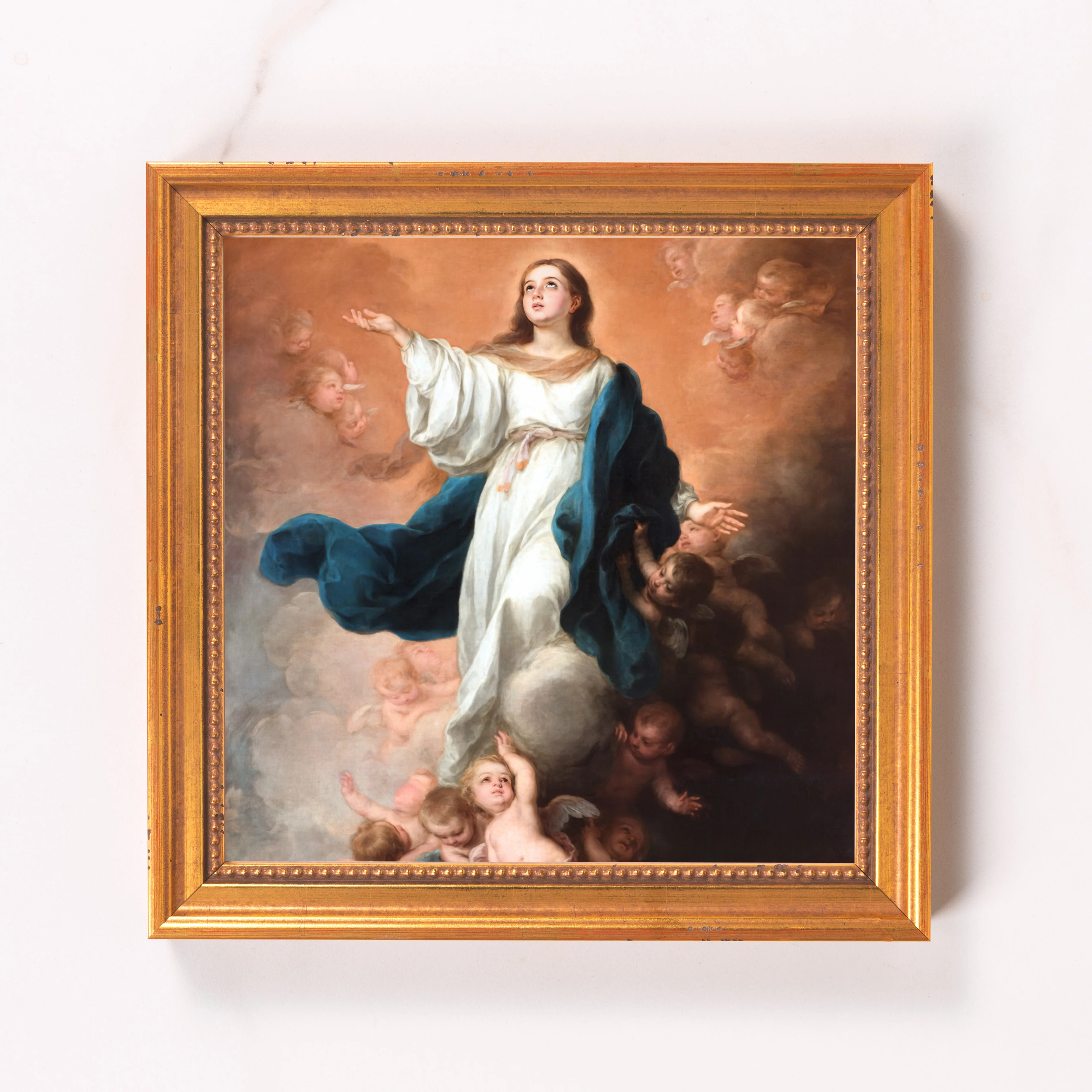 The Assumption of the Virgin Framed Canvas - Sacred Mini Collection - Image 5