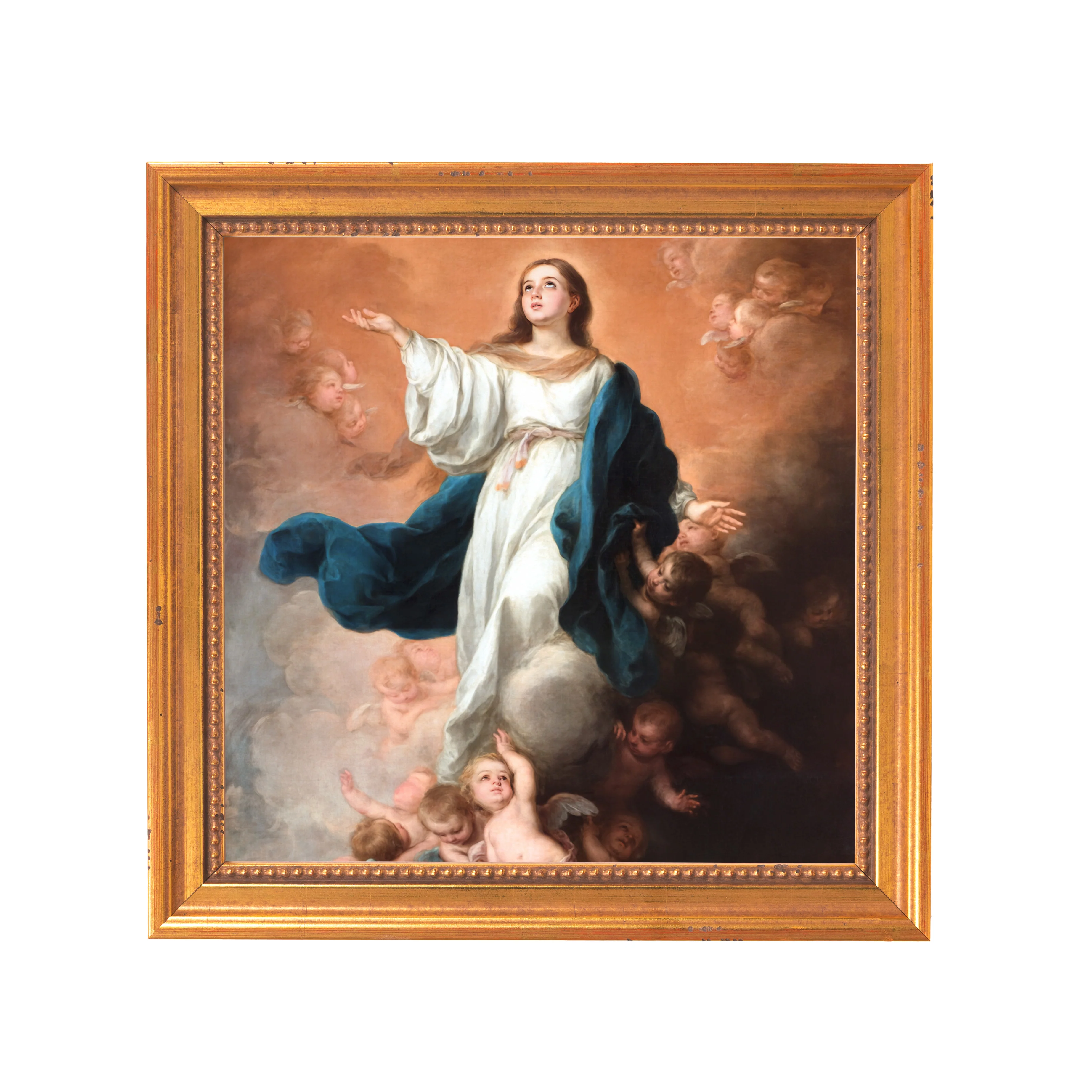 The Assumption of the Virgin Framed Canvas - Sacred Mini Collection - Image 6