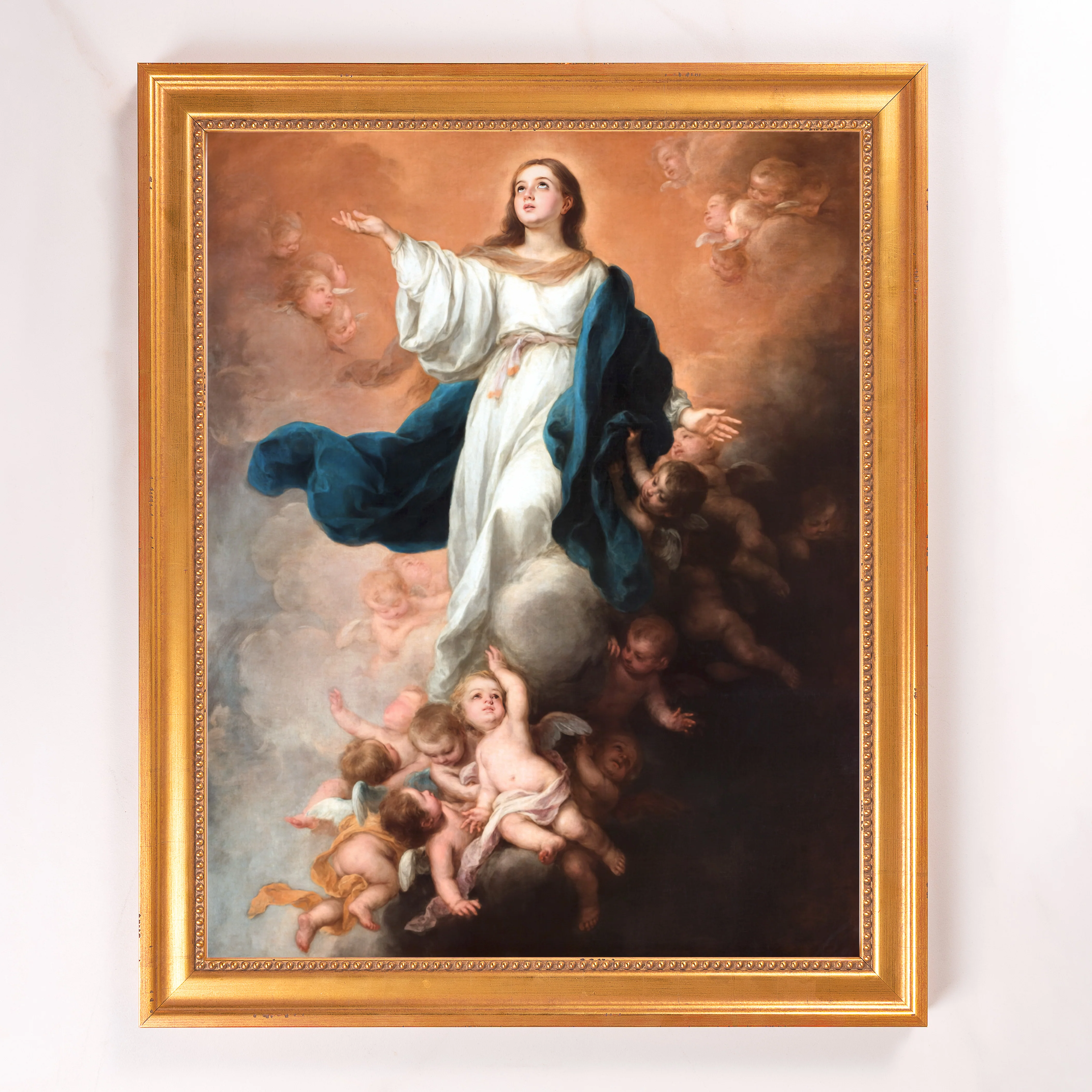The Assumption of the Virgin Framed Canvas - Sacred Signature Collection - Image 3