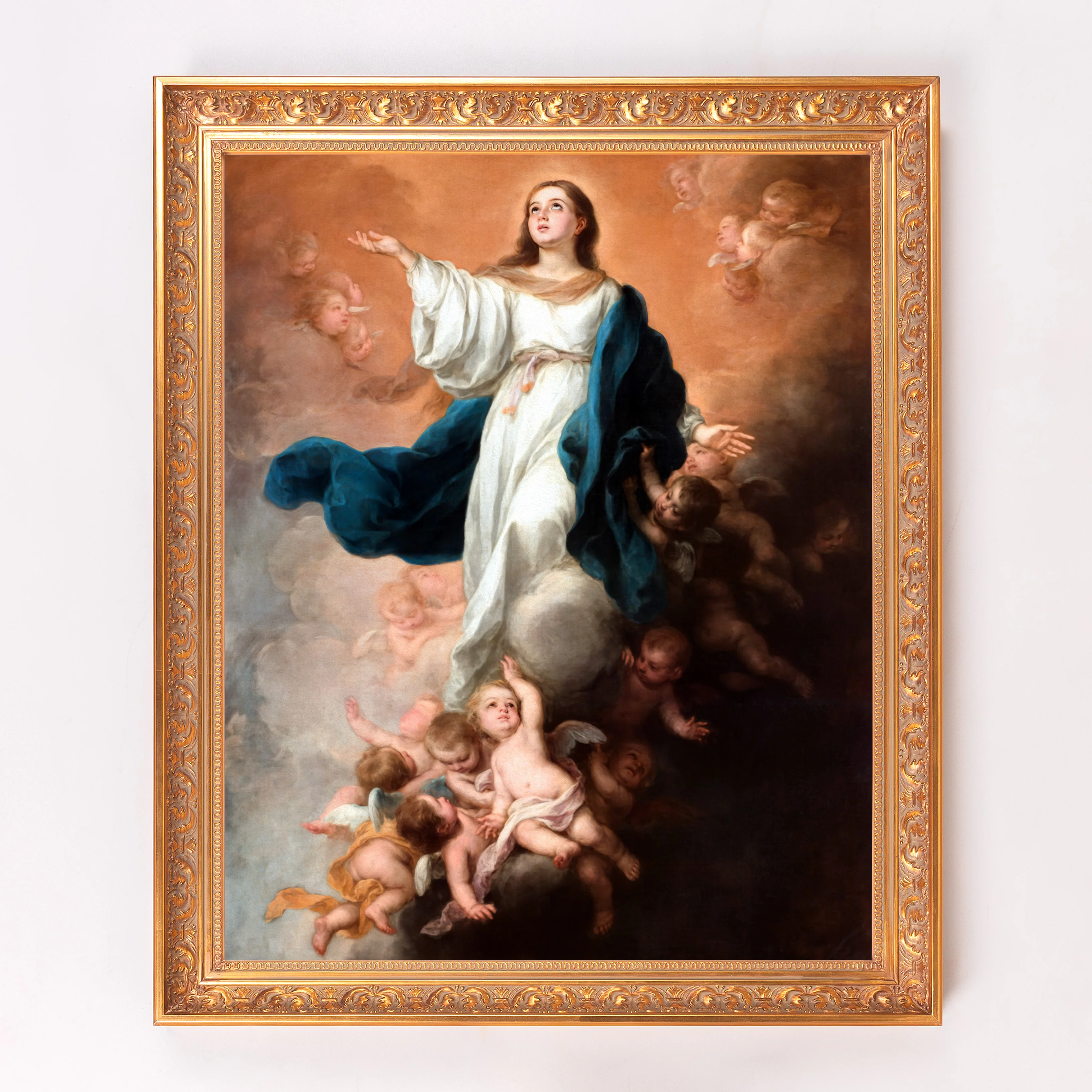 The Assumption of the Virgin Framed Canvas - Sacred Signature Collection - Image 8