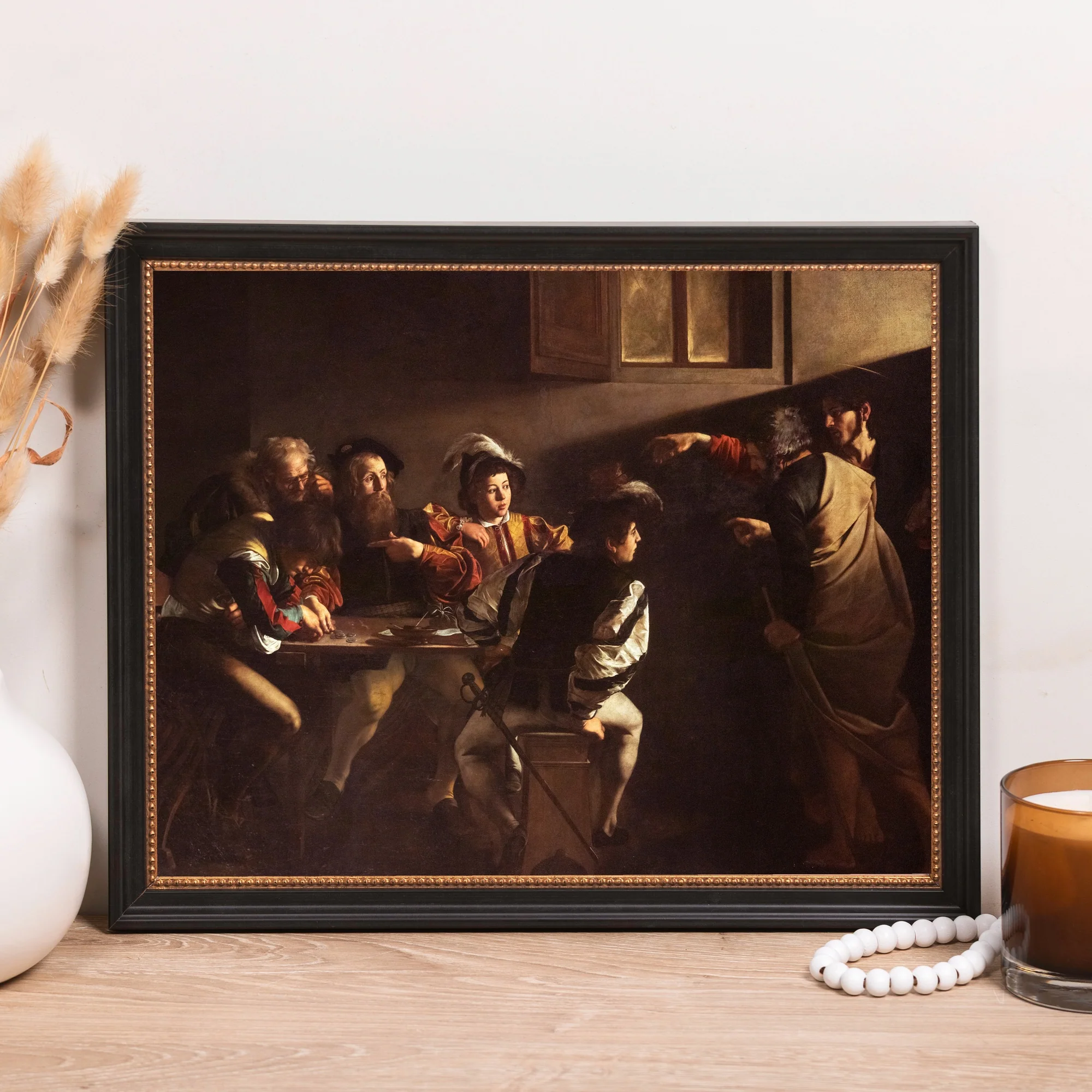 The Calling of St. Matthew  Framed Canvas - Sacred Classics Collection