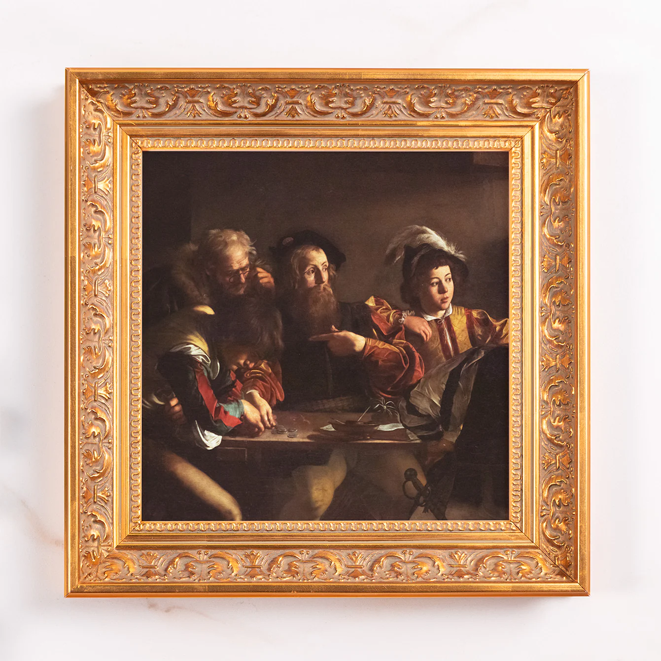 The Calling of St. Matthew Framed Canvas - Sacred Mini Collection - Image 8