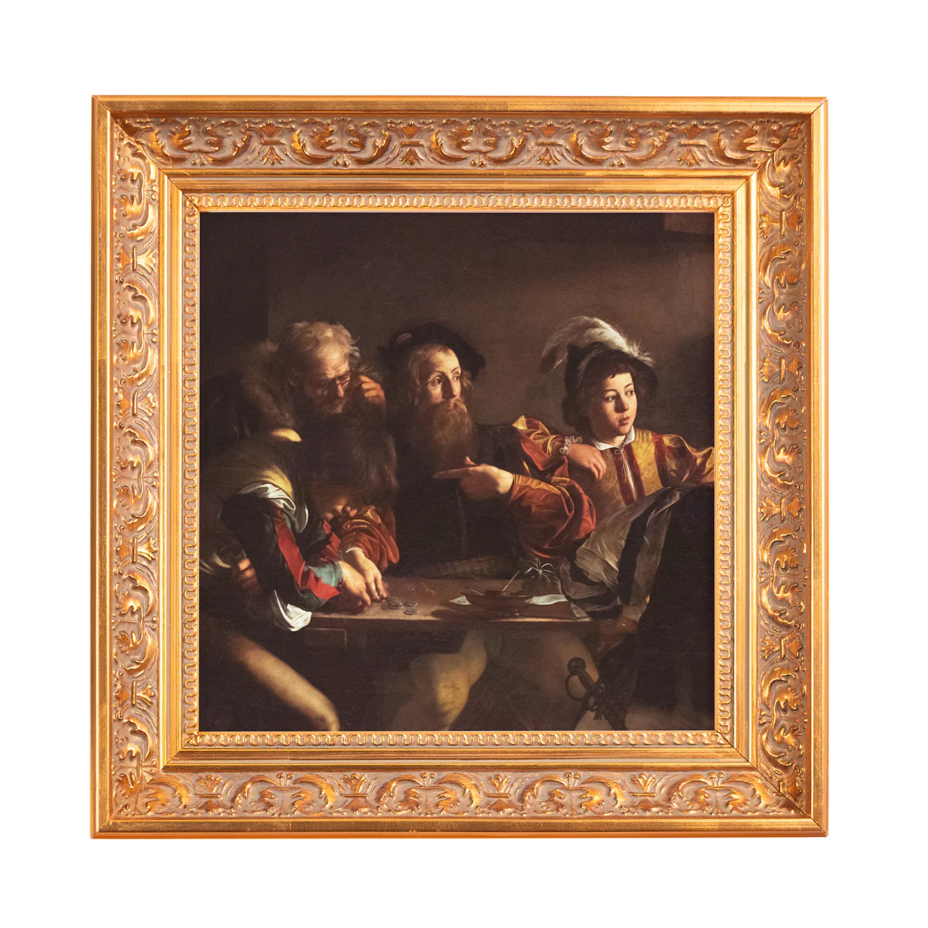The Calling of St. Matthew Framed Canvas - Sacred Mini Collection - Image 9