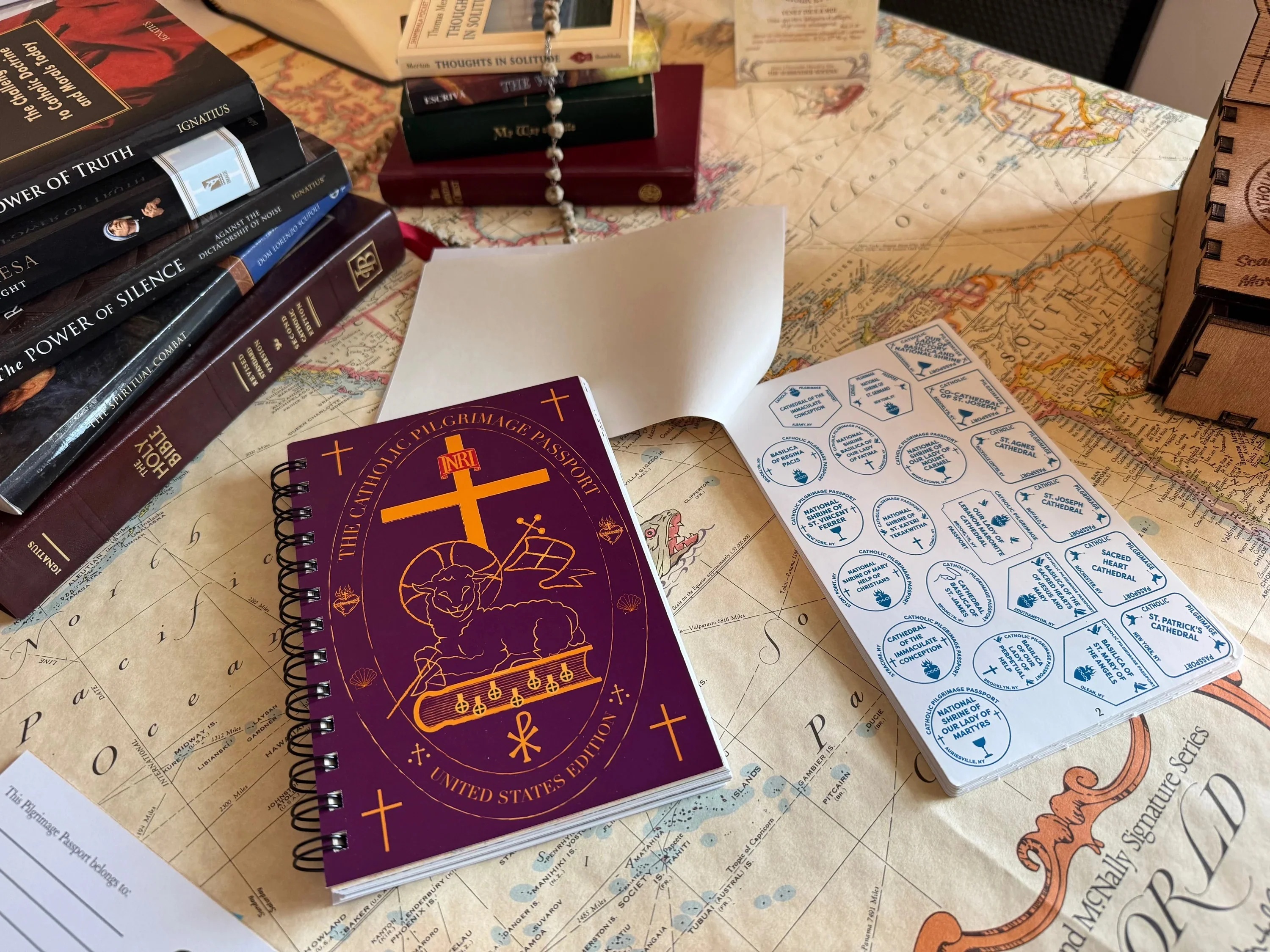 The Catholic Pilgrimage Passport: USA Sticker Pack Edition - Image 3