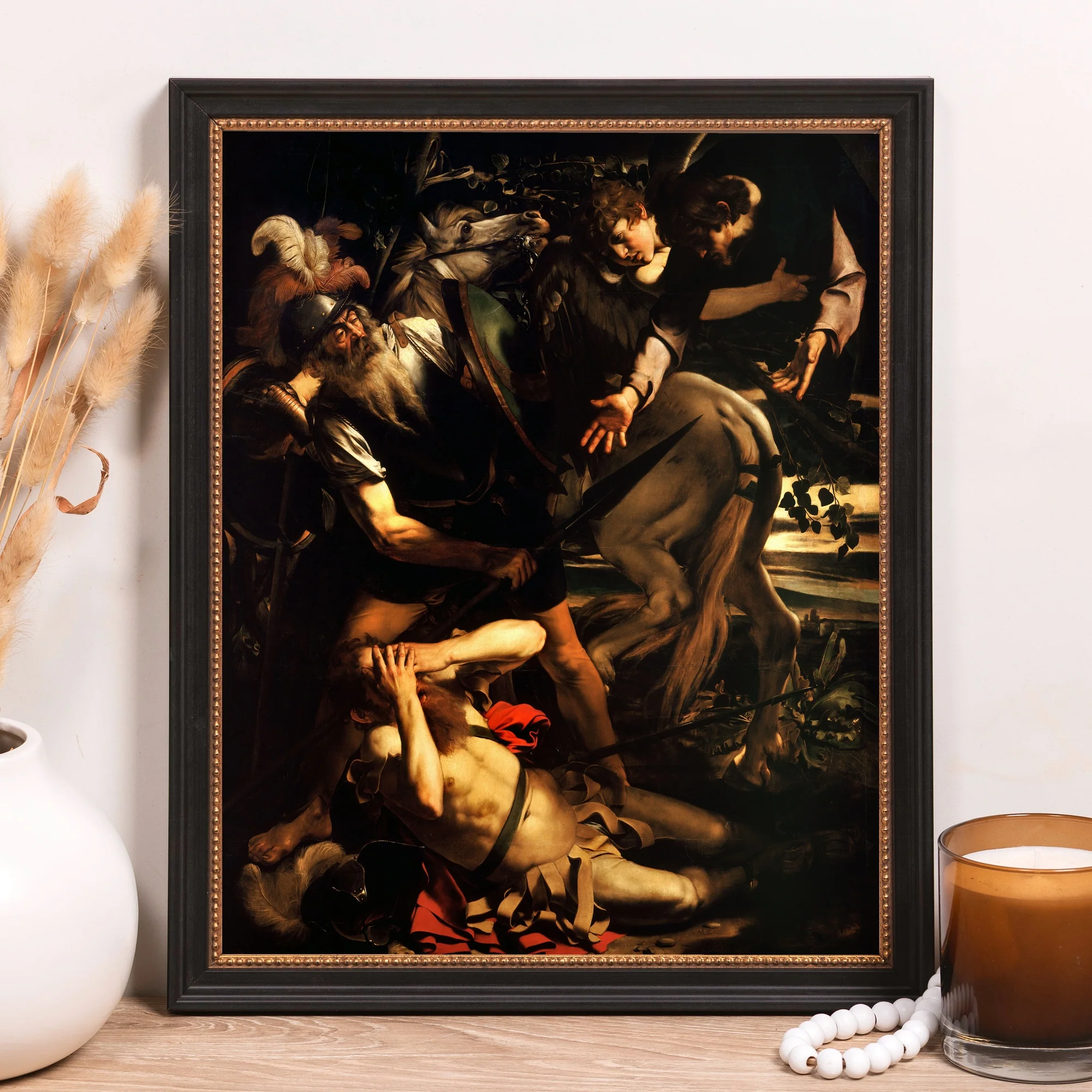 The Conversion of St. Paul Framed Canvas - Sacred Classics Collection - Image 10