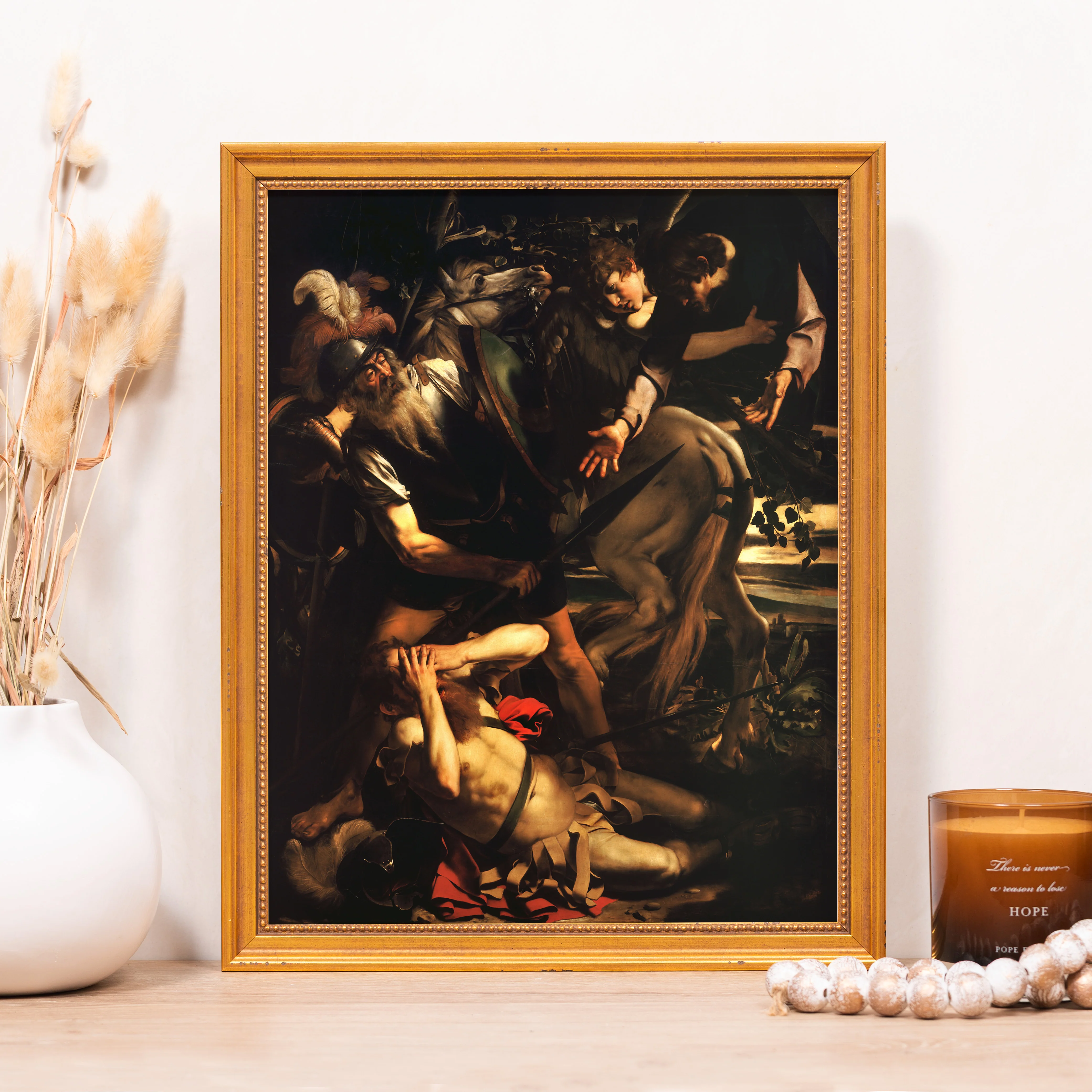 The Conversion of St. Paul Framed Canvas - Sacred Classics Collection - Image 4