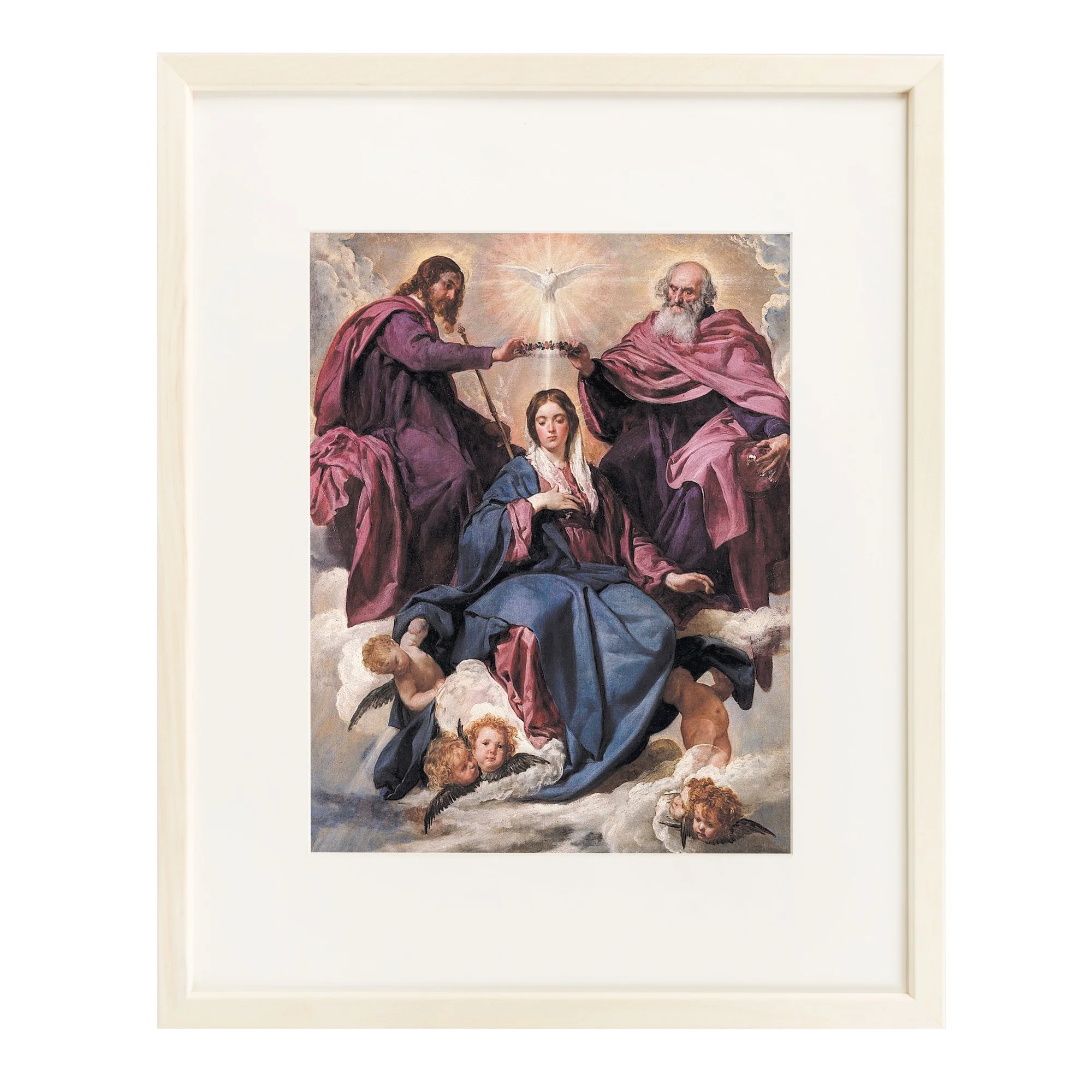 The Coronation of the Virgin Framed Print - Image 4
