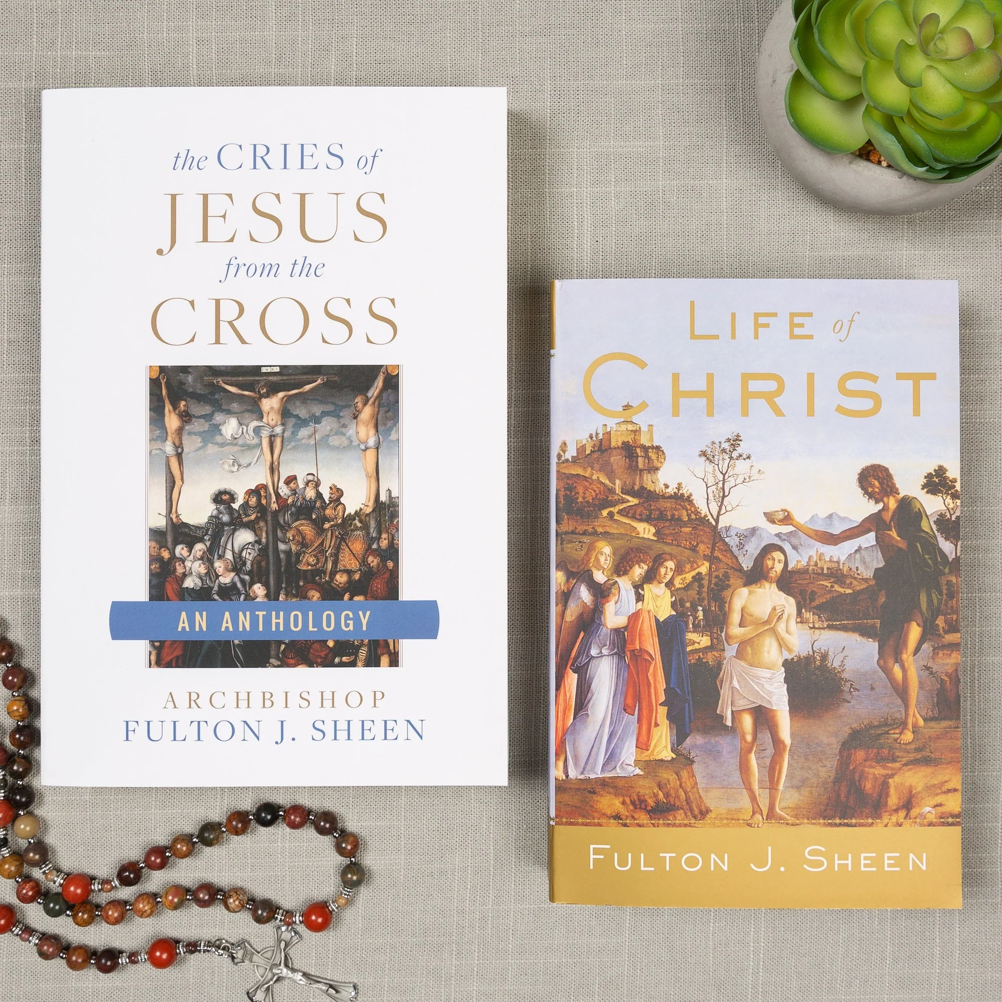 The Cries of Jesus From the Cross: An Anthology & Life of Christ (2 Book Set)