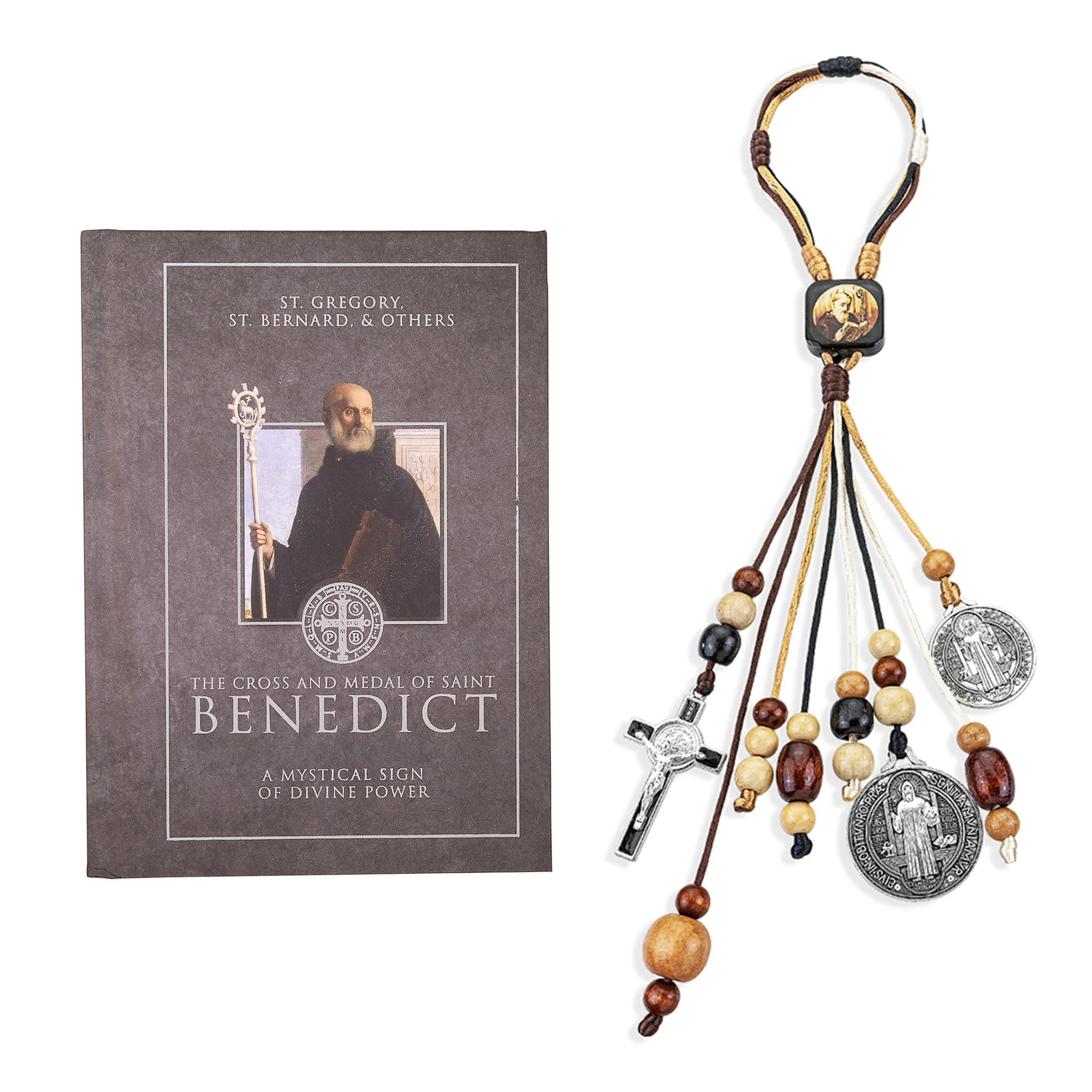 The Cross and the Medal of St. Benedict Book & St. Benedict Home Blessing (Gift Set) - Image 2