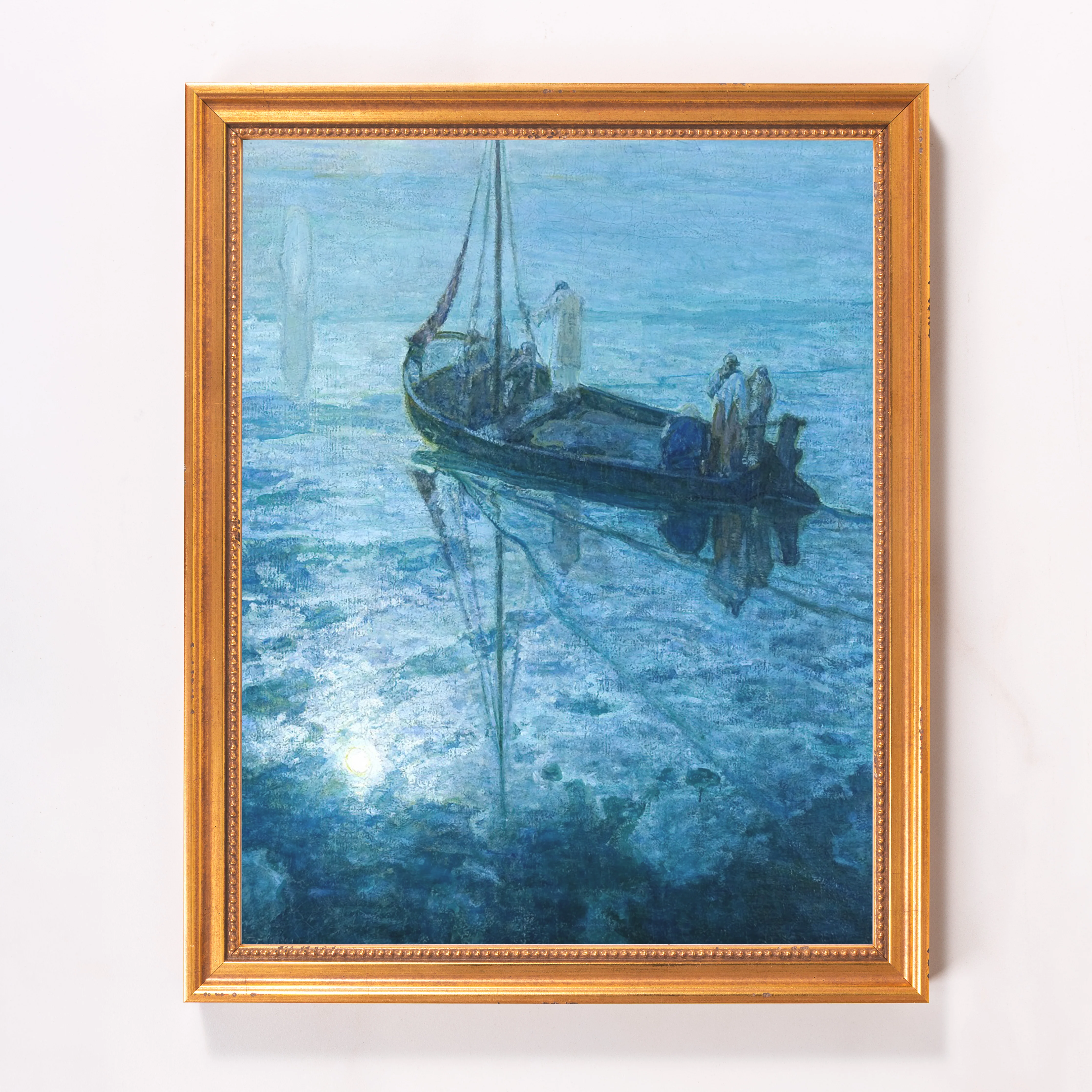 The Disciples See Christ Walking on Water Framed Canvas - Sacred Classics Collection - Image 3