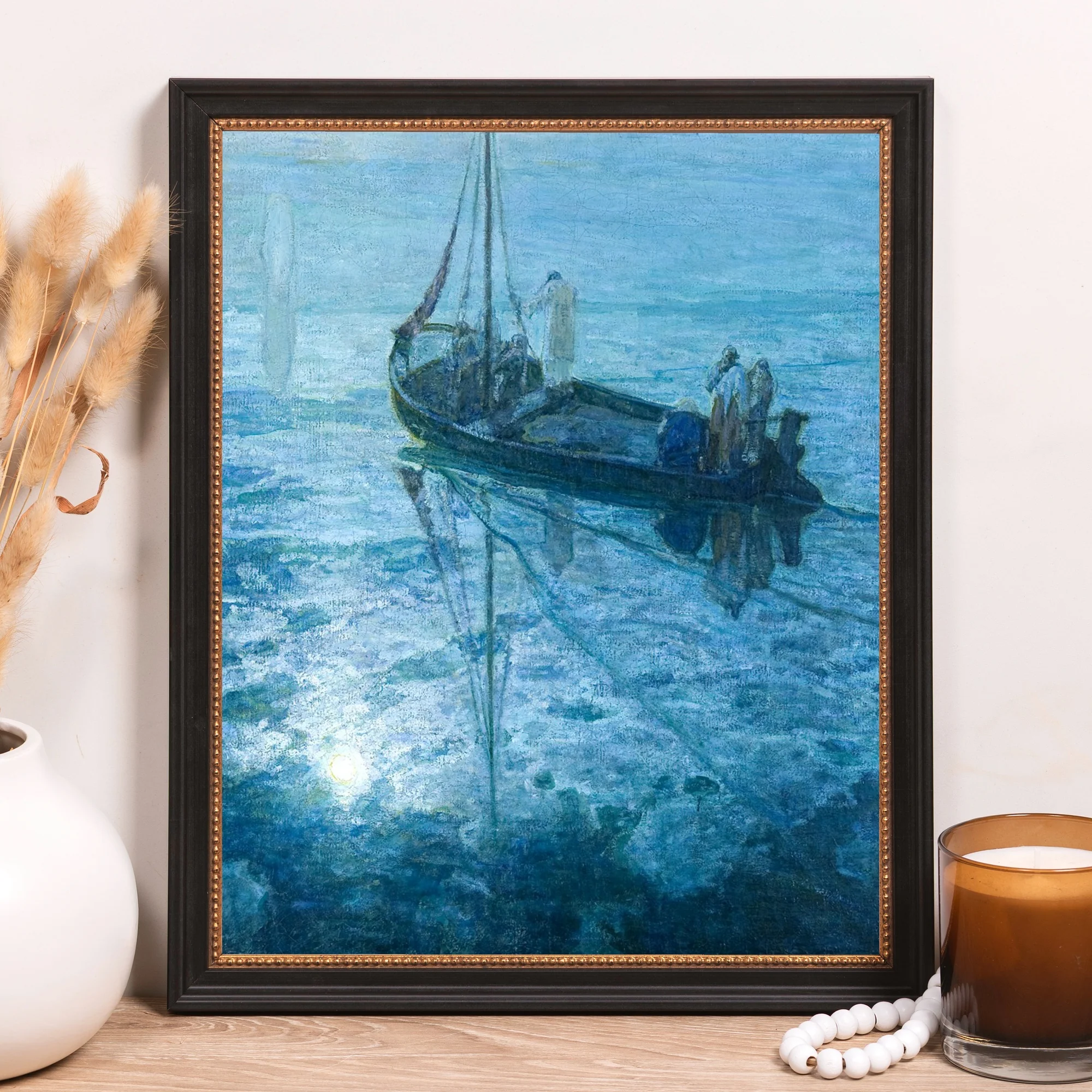 The Disciples See Christ Walking on Water Framed Canvas - Sacred Classics Collection - Image 8
