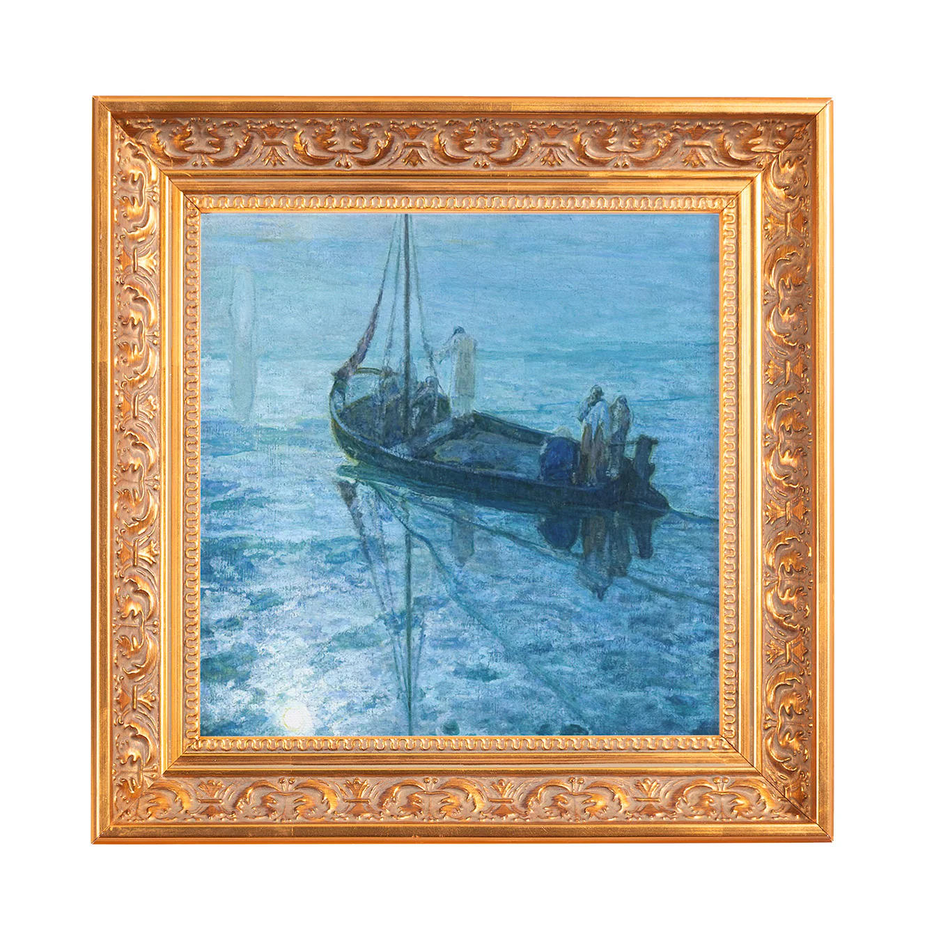 The Disciples See Christ Walking on Water Framed Canvas - Sacred Mini Collection - Image 3