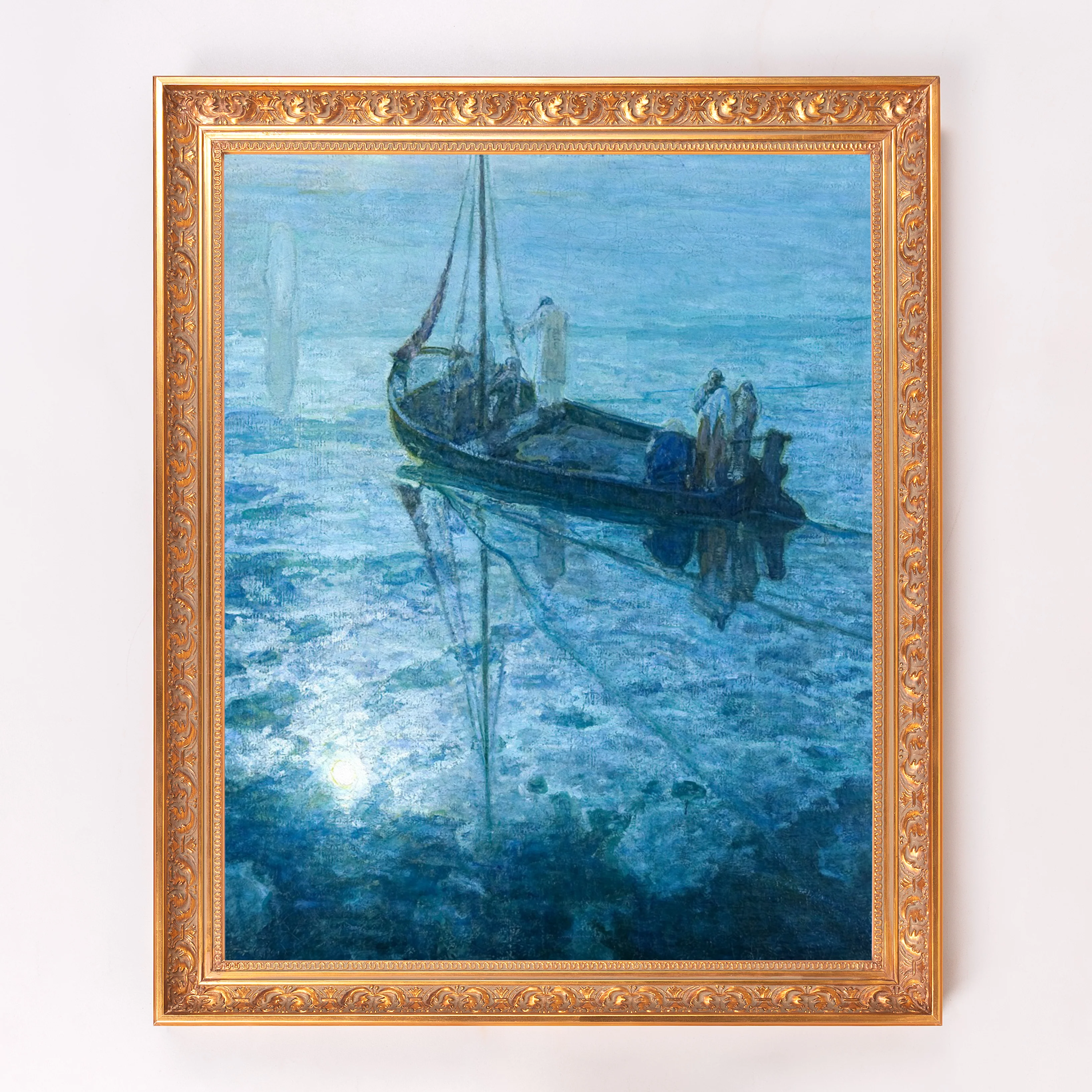 The Disciples See Christ Walking on Water Framed Canvas - Sacred Signature Collection - Image 2