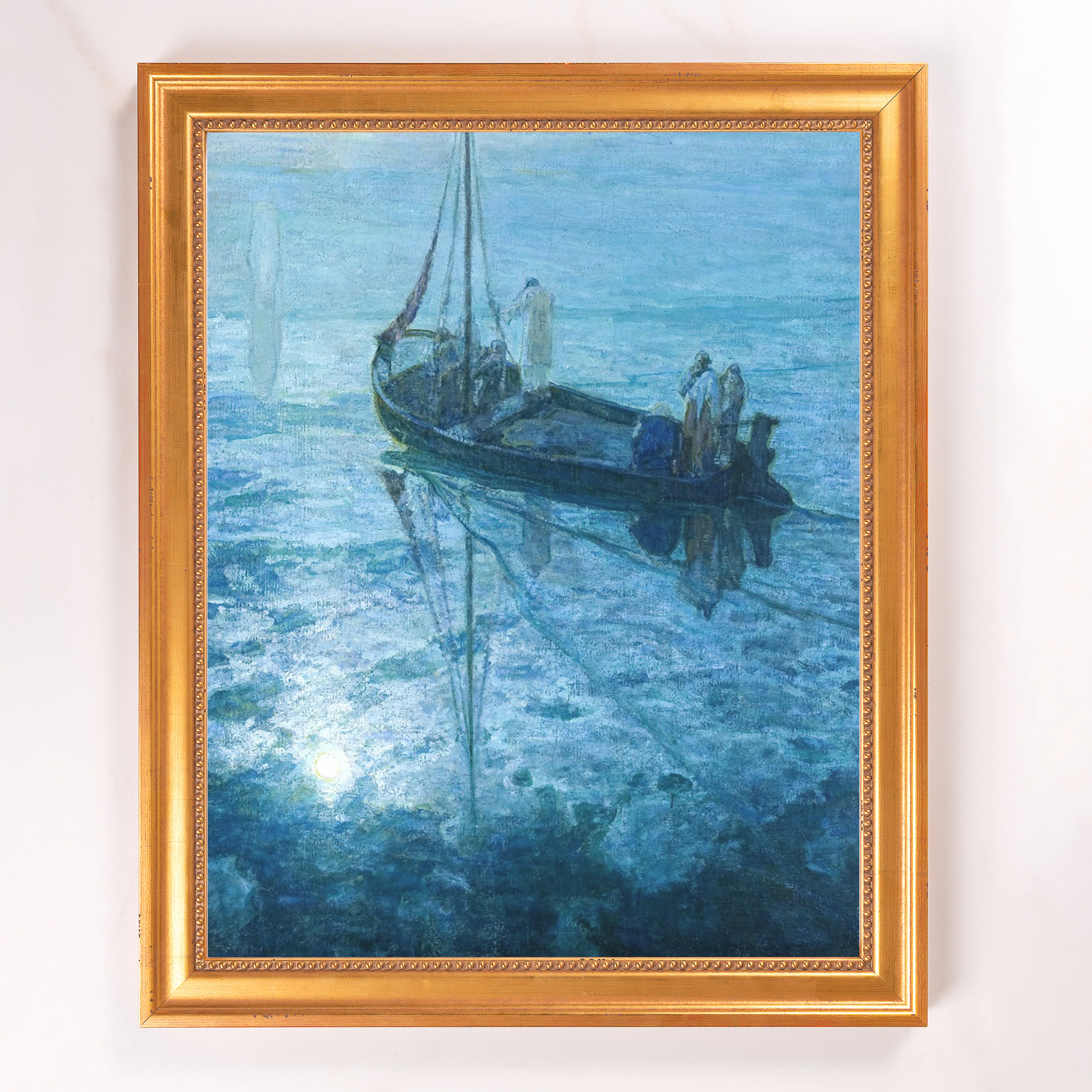 The Disciples See Christ Walking on Water Framed Canvas - Sacred Signature Collection - Image 8