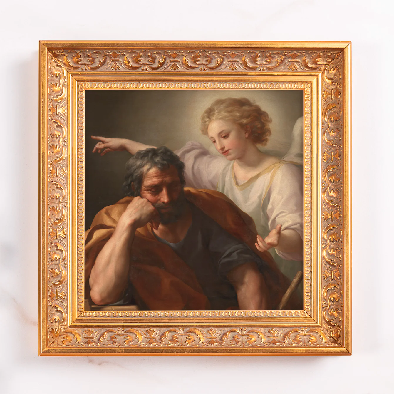 The Dream of Joseph Framed Canvas - Sacred Mini Collection - Image 2