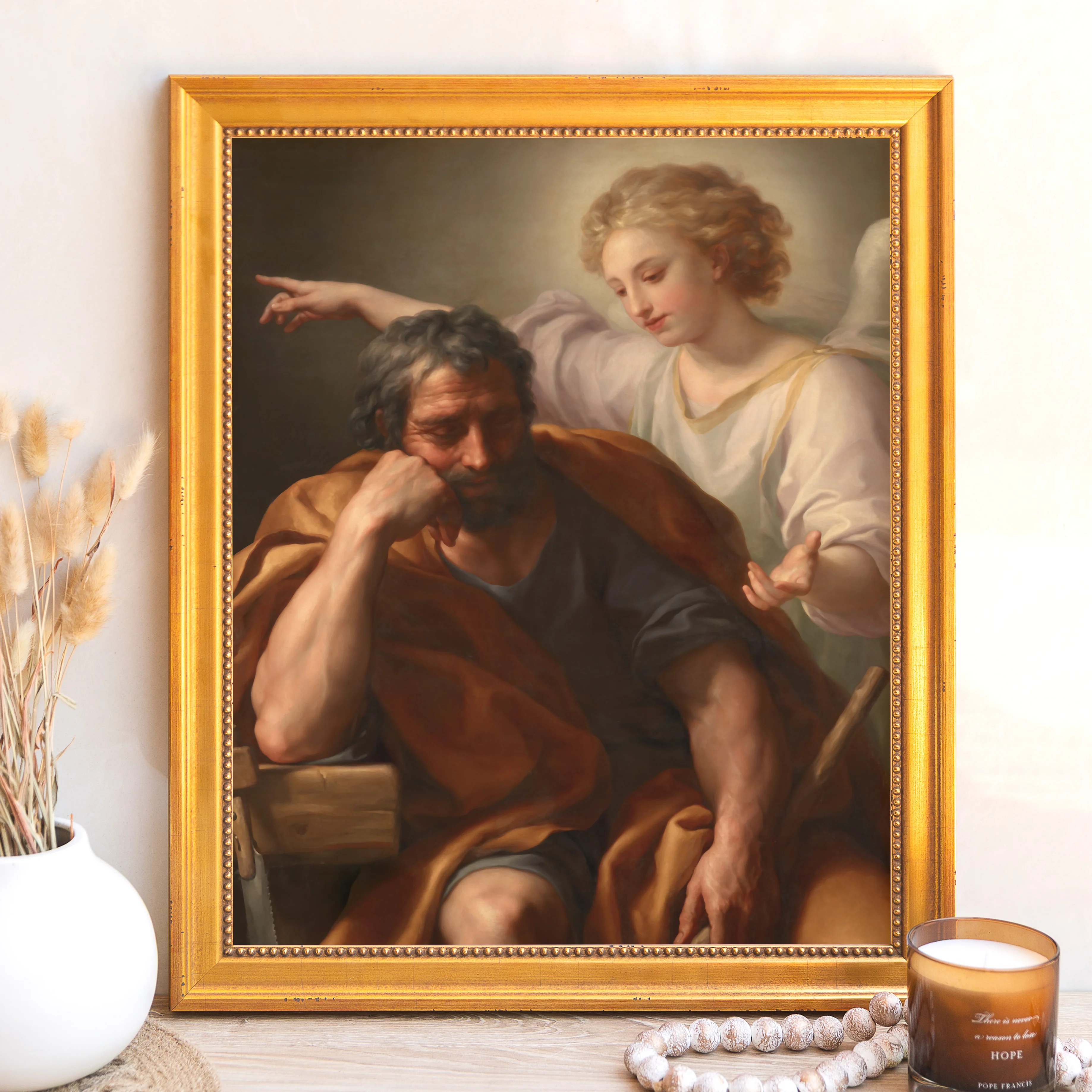 The Dream of Joseph Framed Canvas - Sacred Signature Collection - Image 7