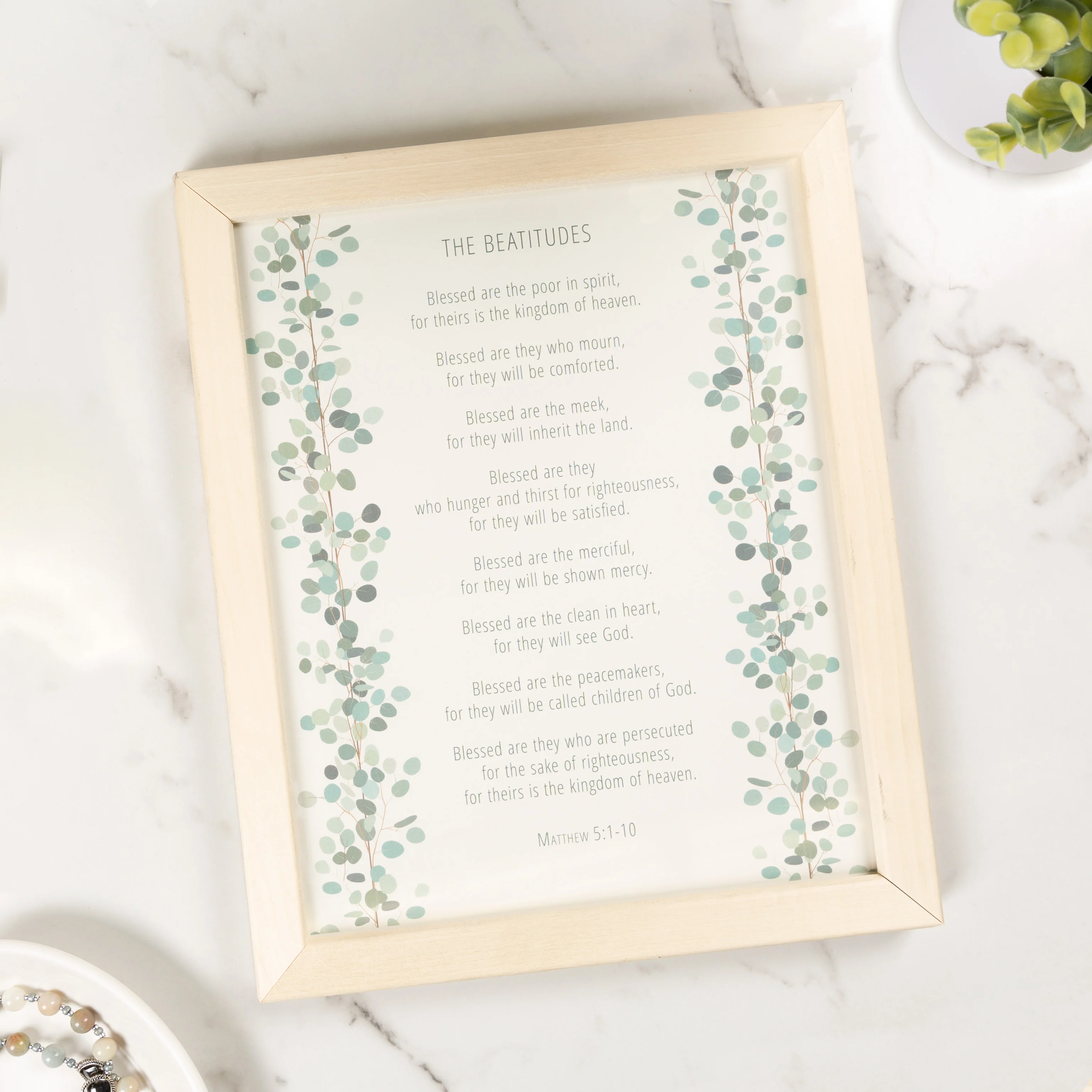 The Eight Beatitudes Wood Framed Print - Image 2