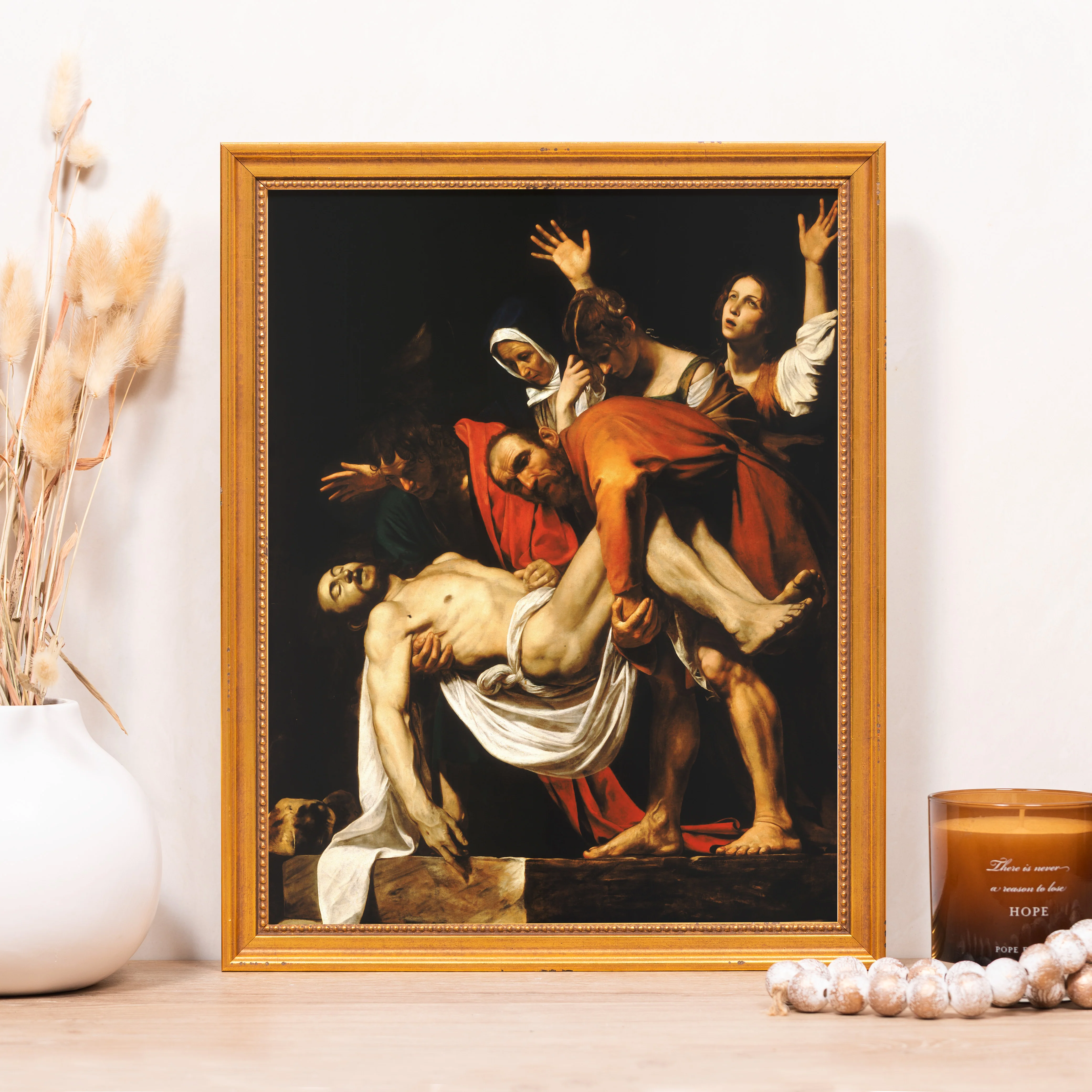 The Entombment of Christ Framed Canvas - Sacred Classics Collection - Image 4