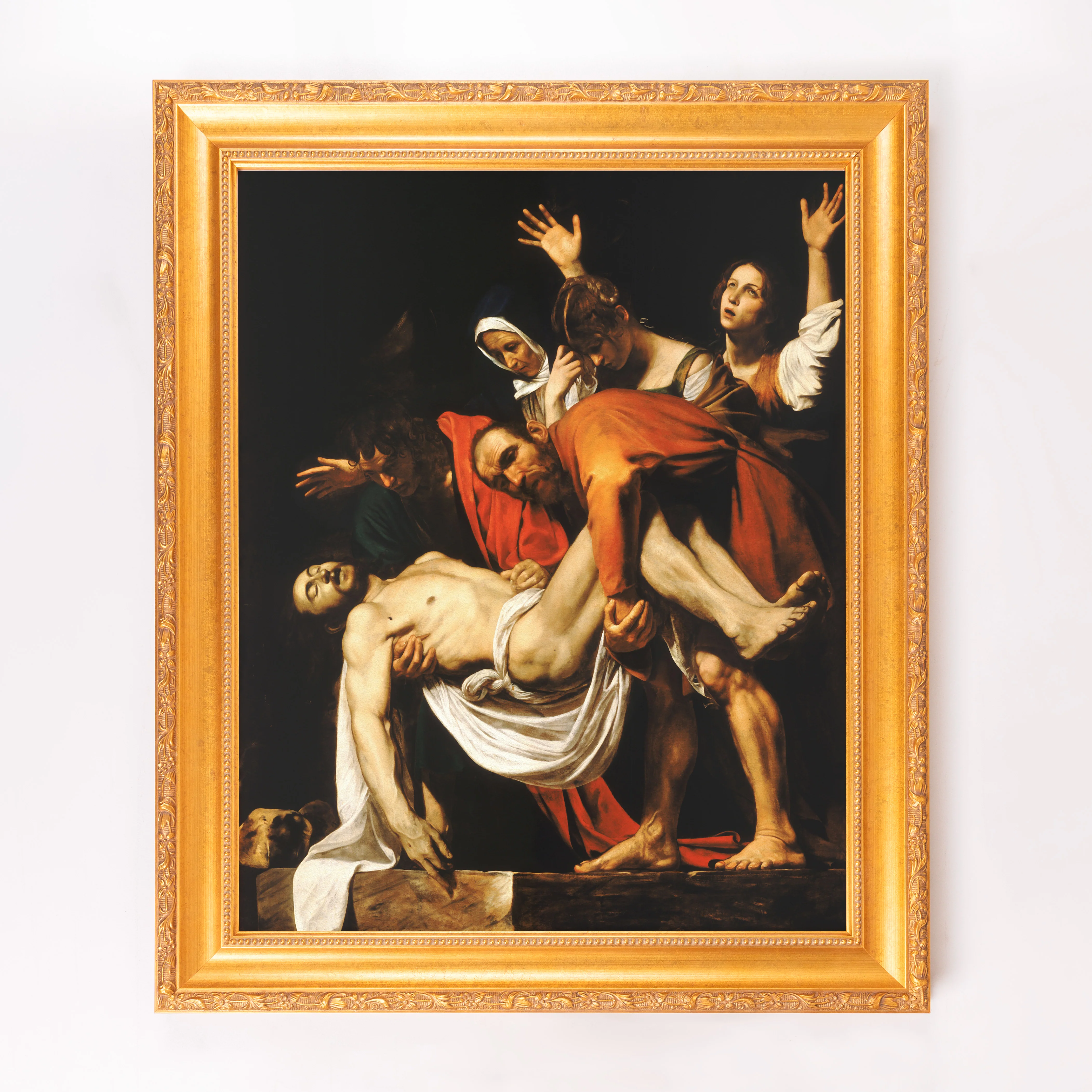 The Entombment of Christ Framed Canvas - Sacred Signature Collection - Image 5