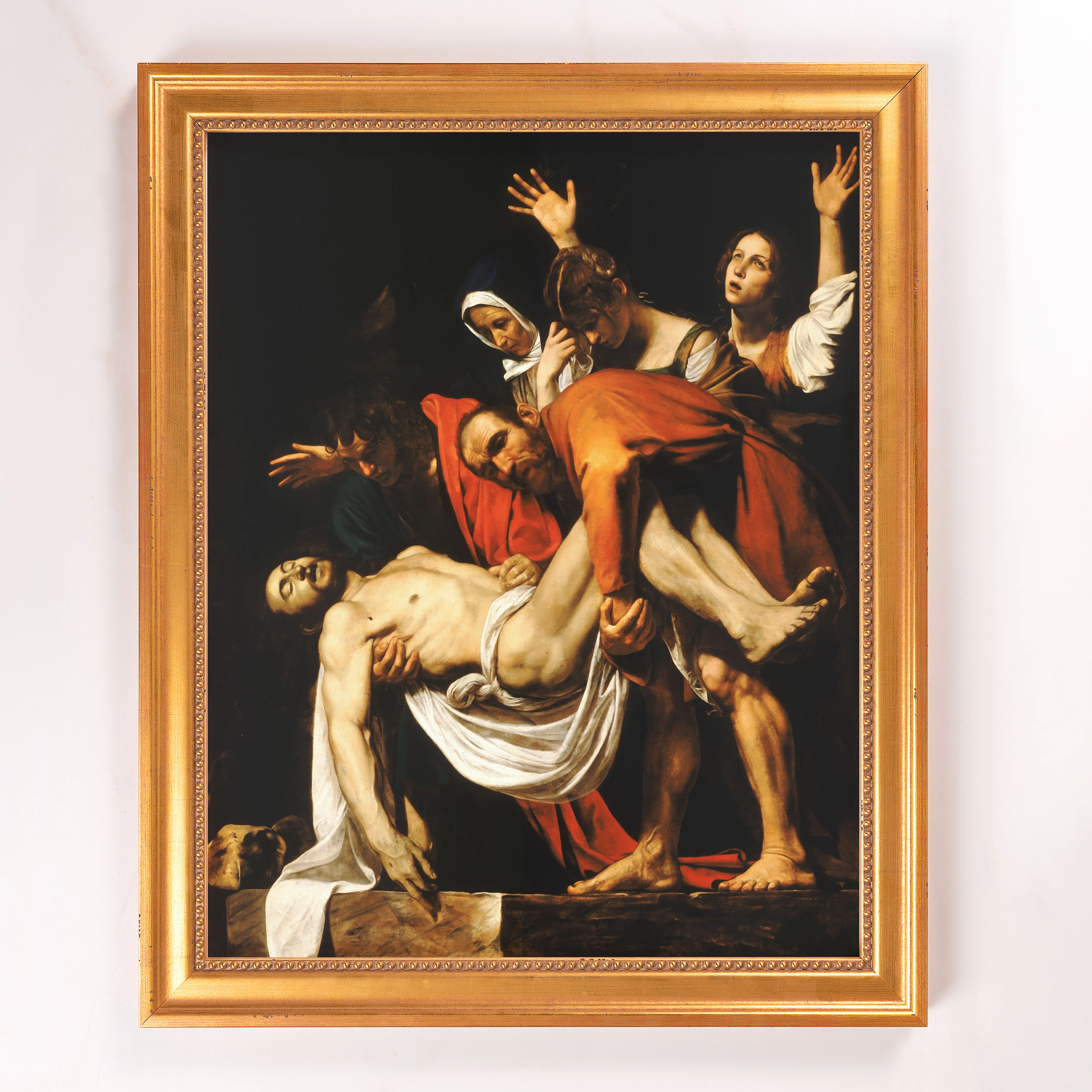 The Entombment of Christ Framed Canvas - Sacred Signature Collection - Image 8