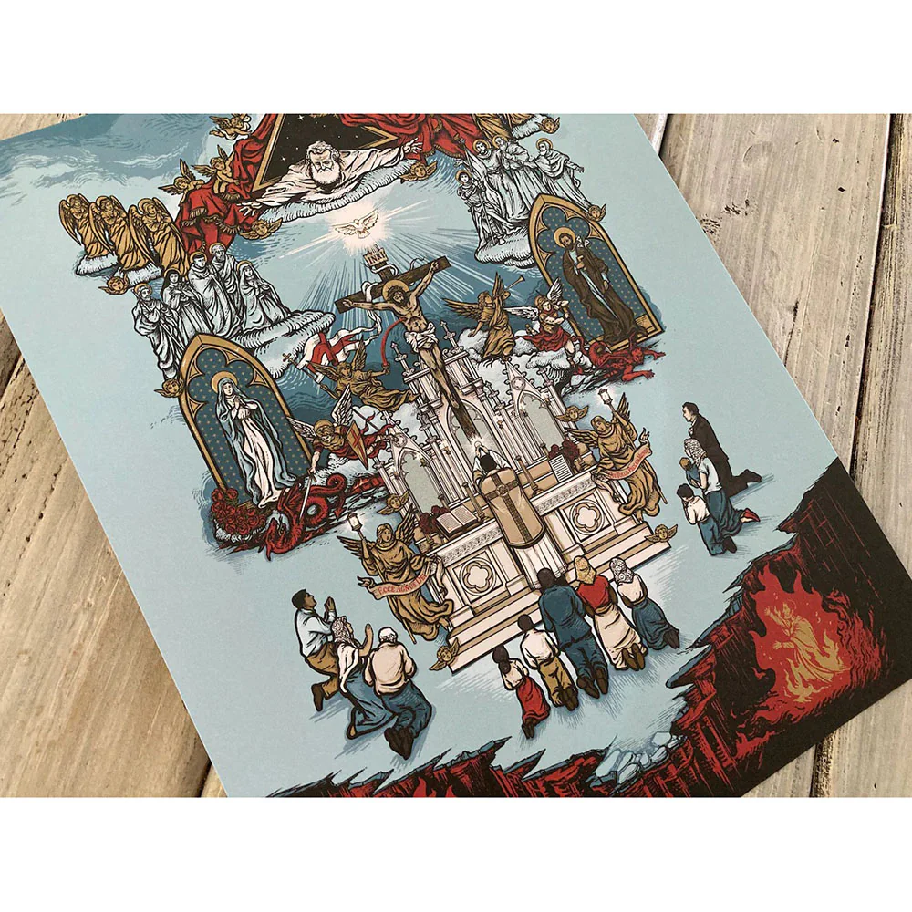 The Glory of the Mass Print - 8.5" x 11" - Image 2