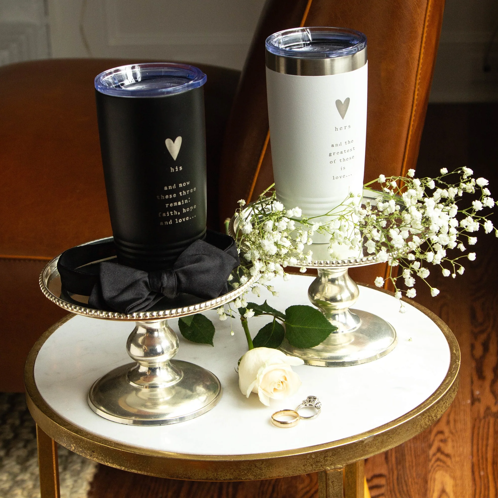The Greatest of These His & Hers Insulated 20 oz. Tumblers Set - Image 3