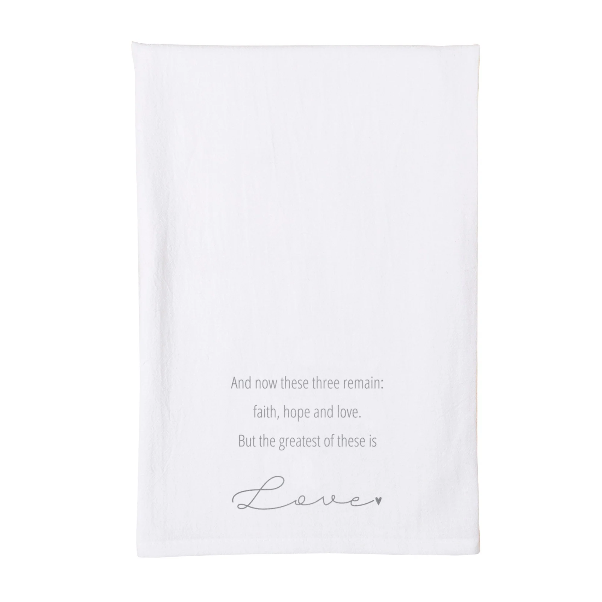 The Greatest Of These Is Love Dish Towel - Image 2