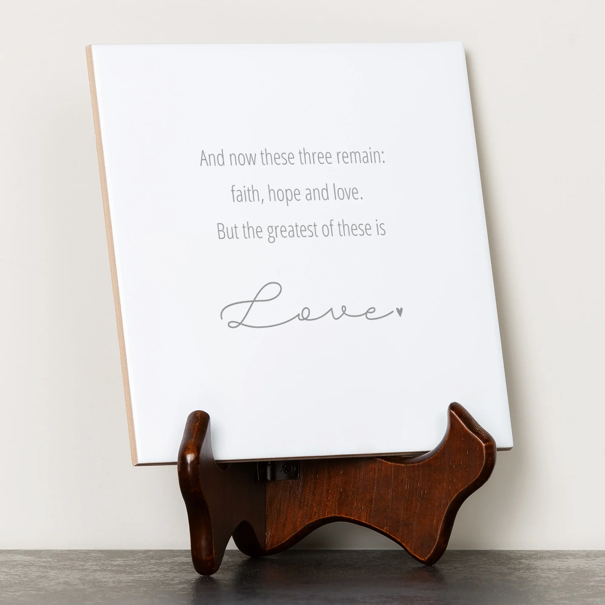 The Greatest Of These Is Love Tile - Image 2