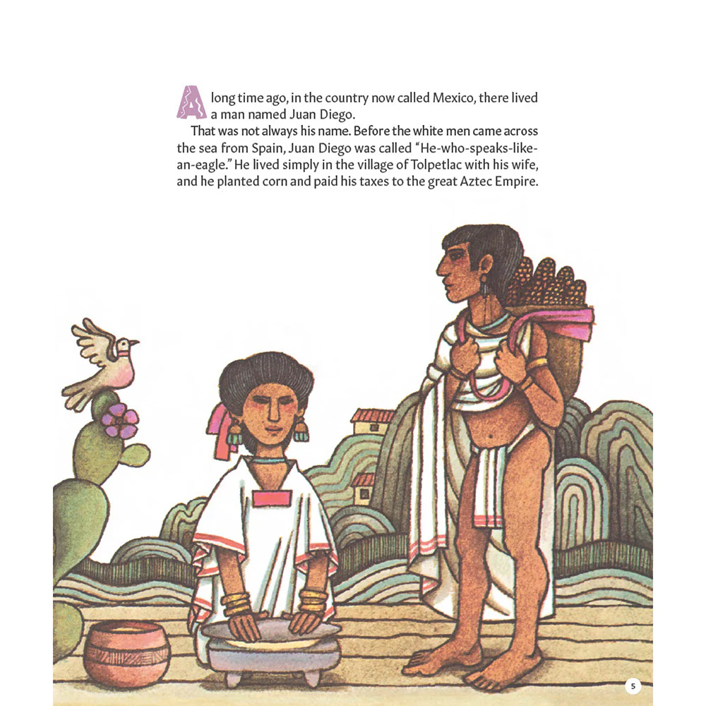 The Lady of Guadalupe - Nuestra Señora de Guadalupe by Tomie de Paola - English or Spanish - Image 4