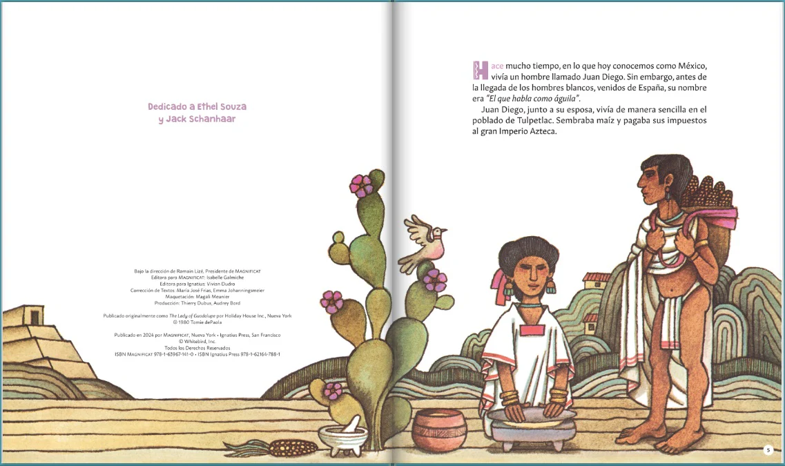 The Lady of Guadalupe - Nuestra Señora de Guadalupe by Tomie de Paola - English or Spanish - Image 7