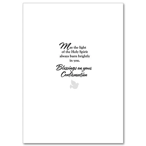 The Light of the Holy Spirit Inspire You Confirmation Card - Image 3